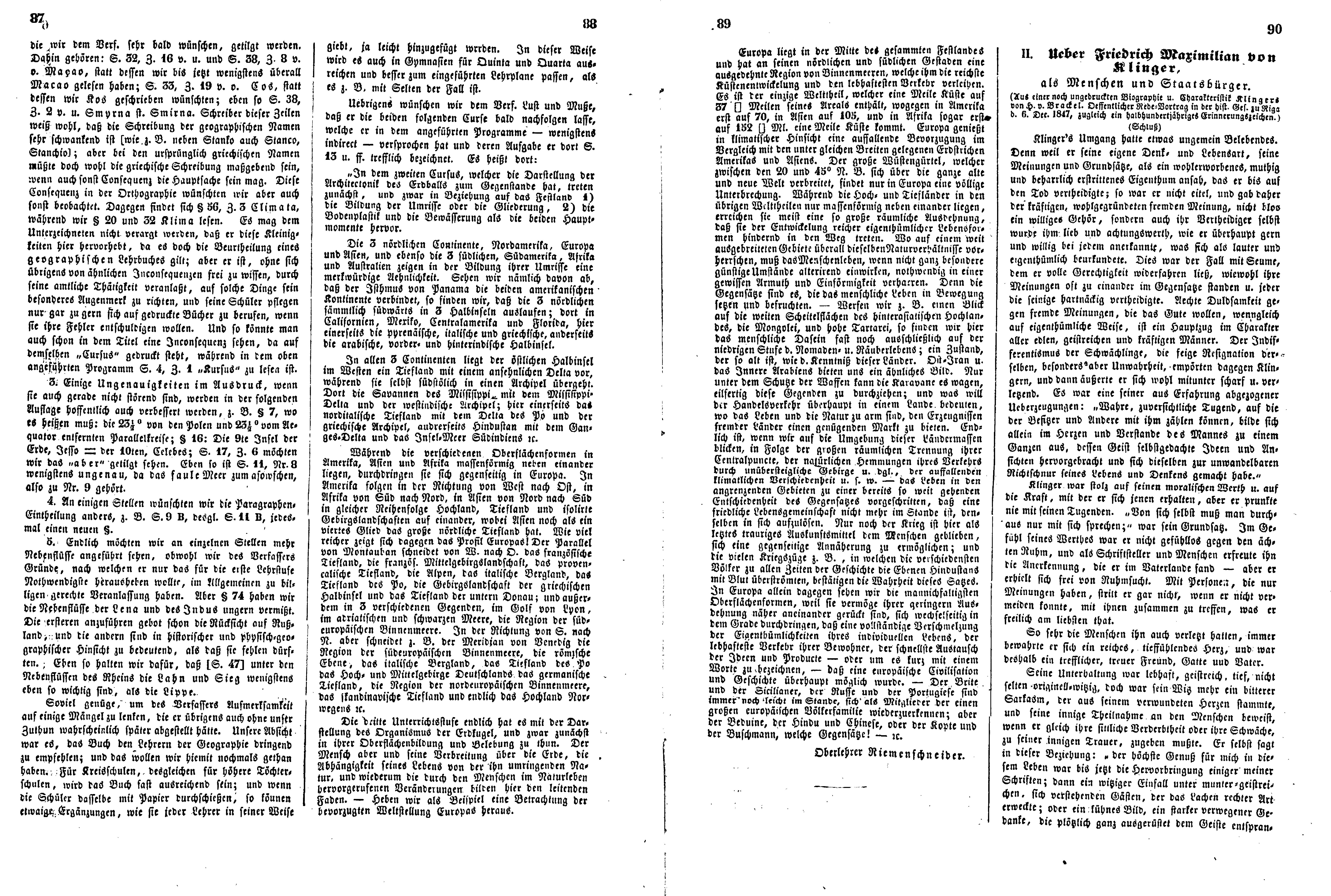Das Inland [18] (1853) | 32. (87-90) Main body of text