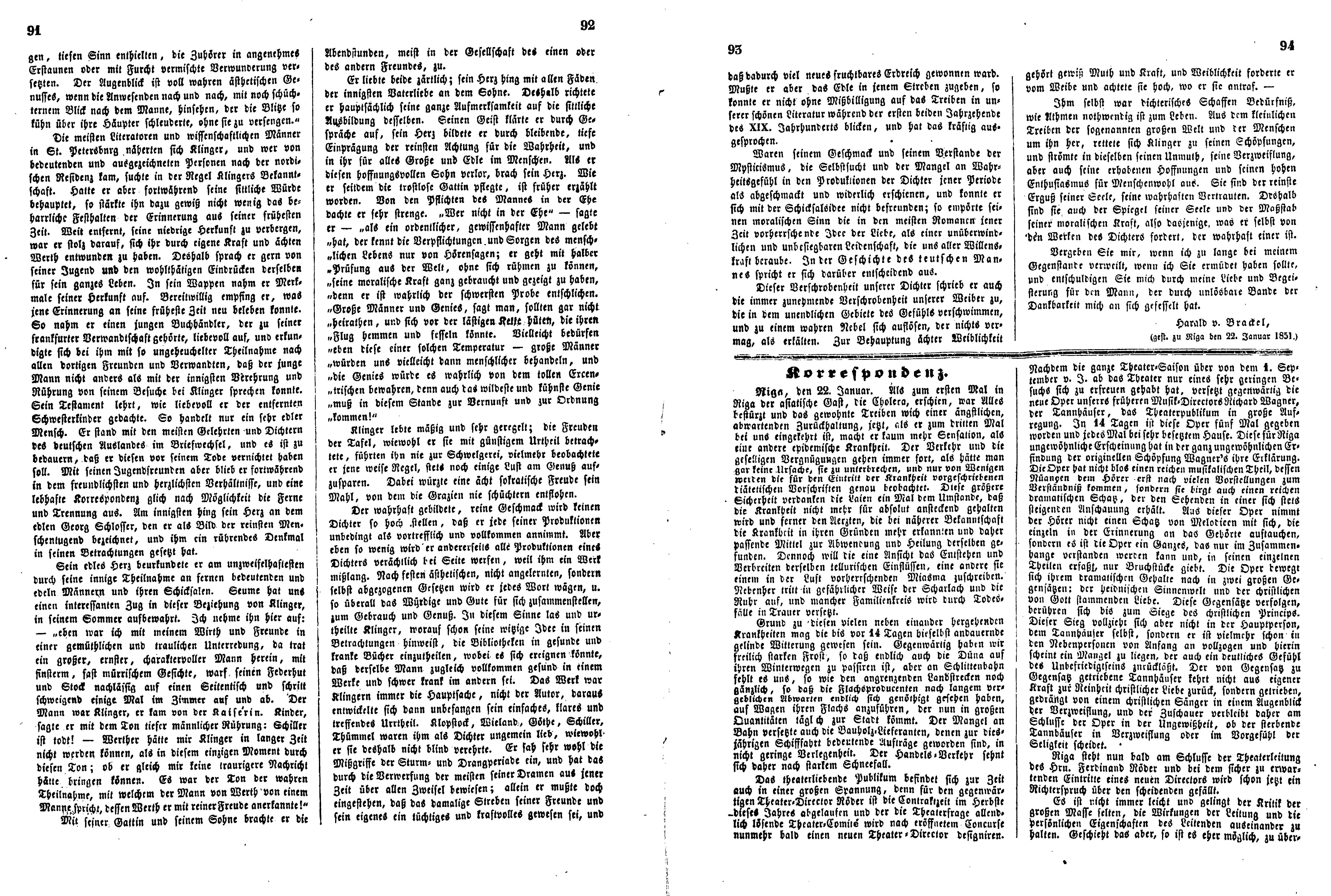 Das Inland [18] (1853) | 33. (91-94) Main body of text