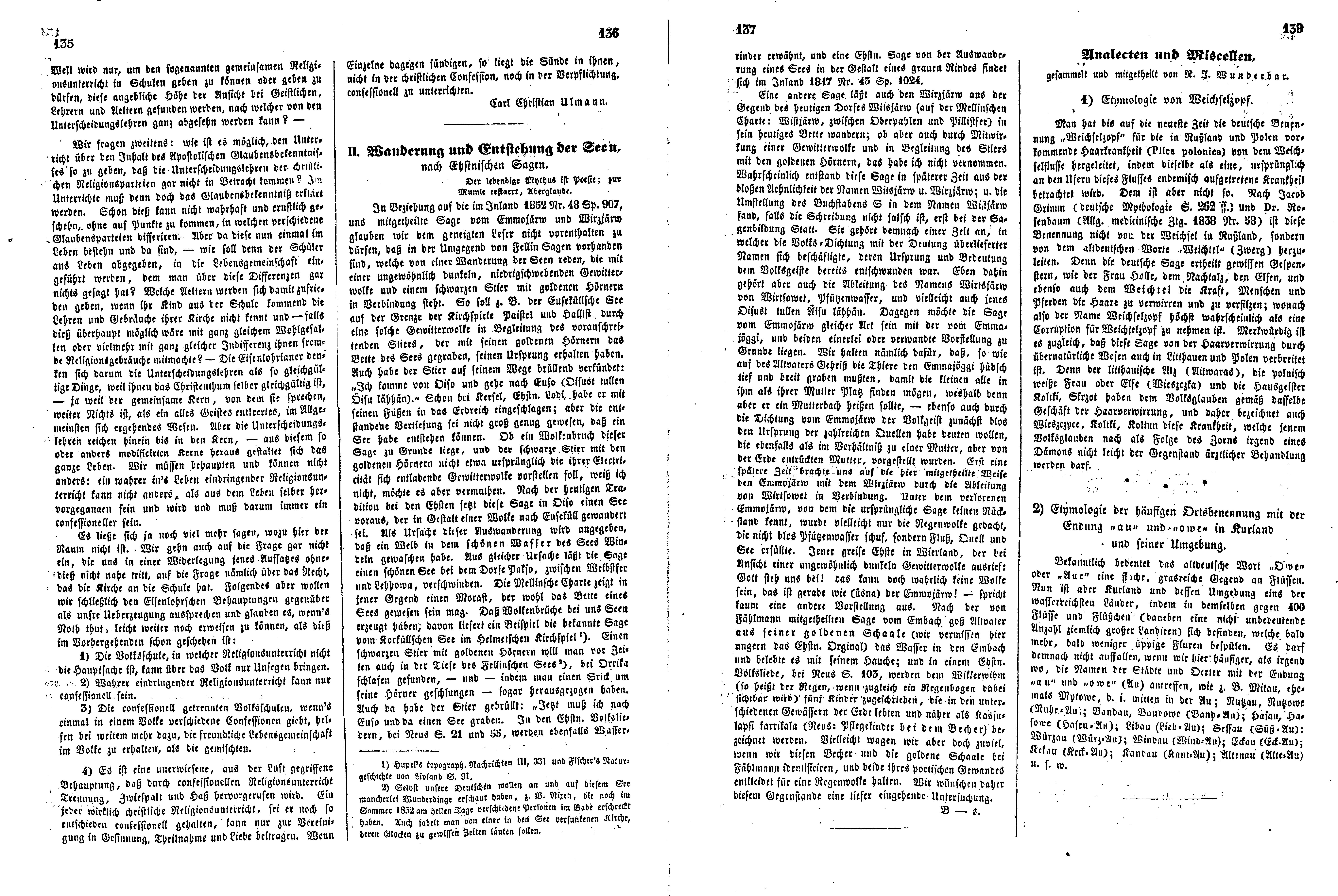 Das Inland [18] (1853) | 44. (135-138) Main body of text