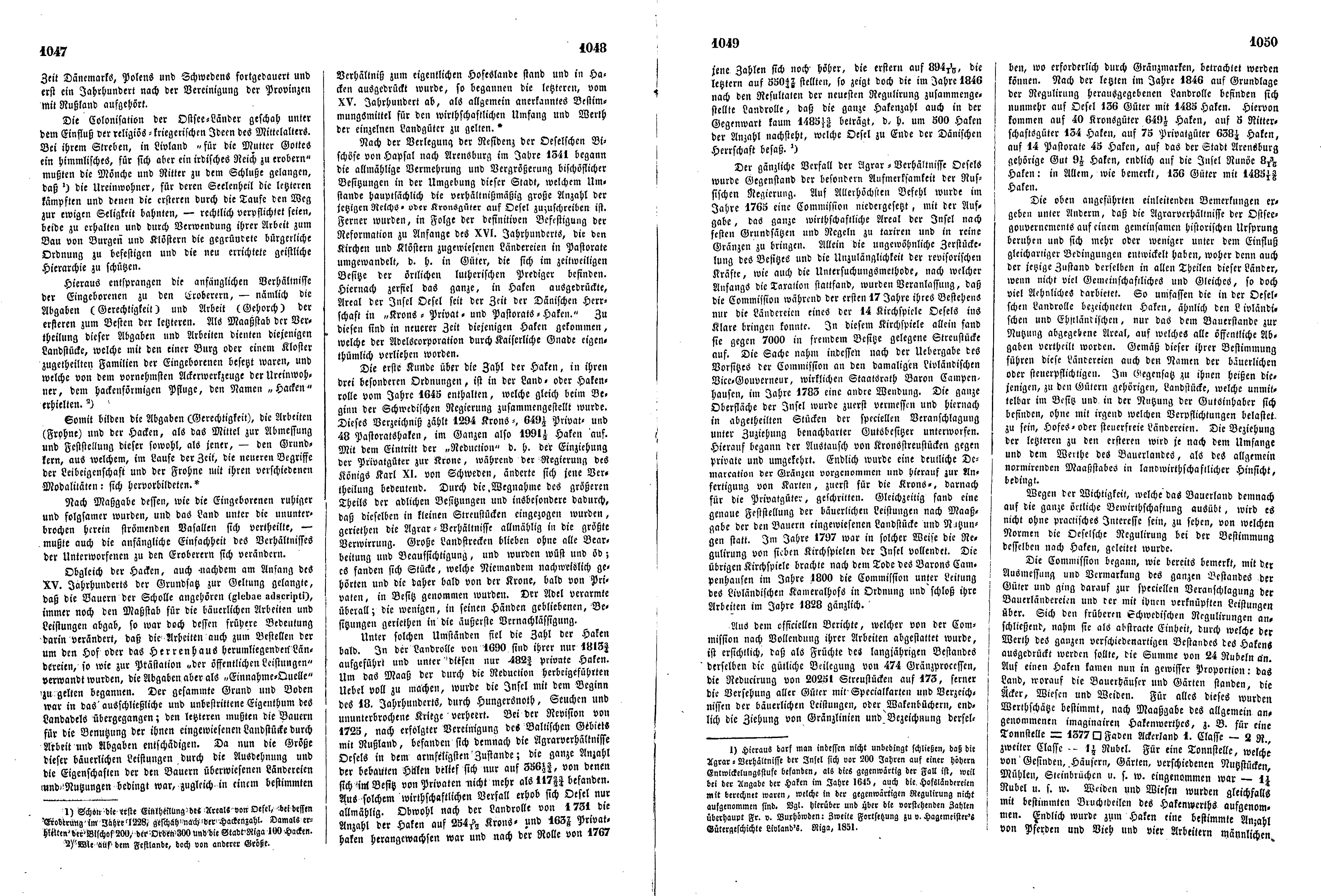 Das Inland [18] (1853) | 272. (1047-1050) Основной текст