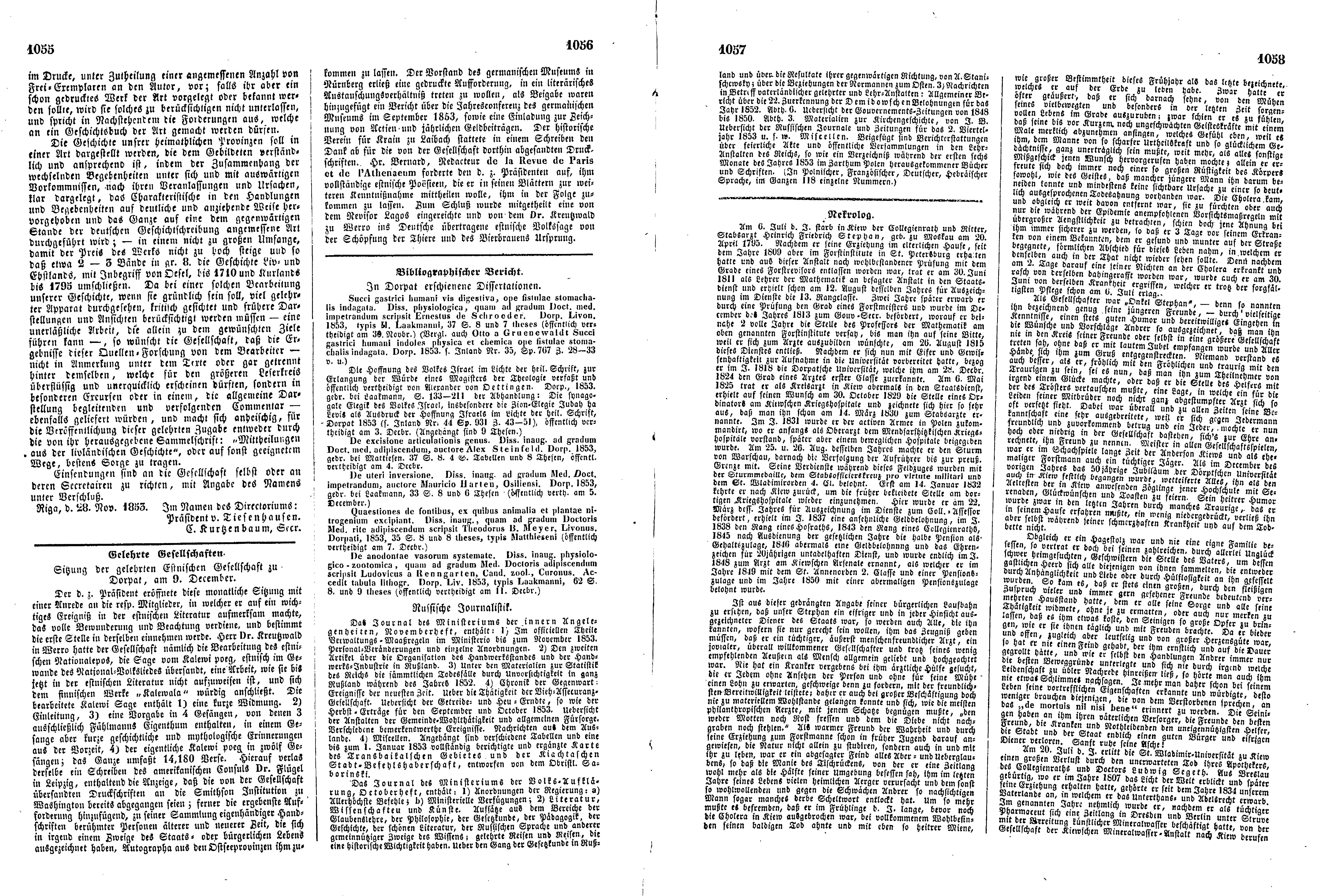 Das Inland [18] (1853) | 274. (1055-1058) Main body of text