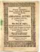 In Abitum Optatum Pietate, Doctrina et Humanitate Ornatissimi Juvenis Dn. Johannis Petreji Junecopini (1642) | 1. Tiitelleht