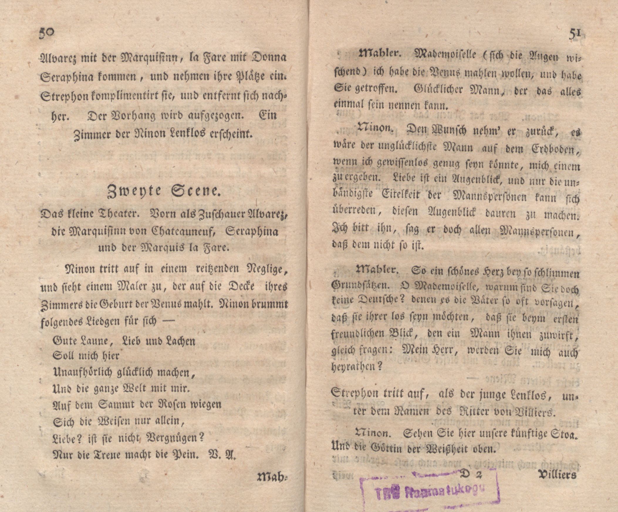 Die Freunde machen den Philosophen (1776) | 27. (50-51) Main body of text