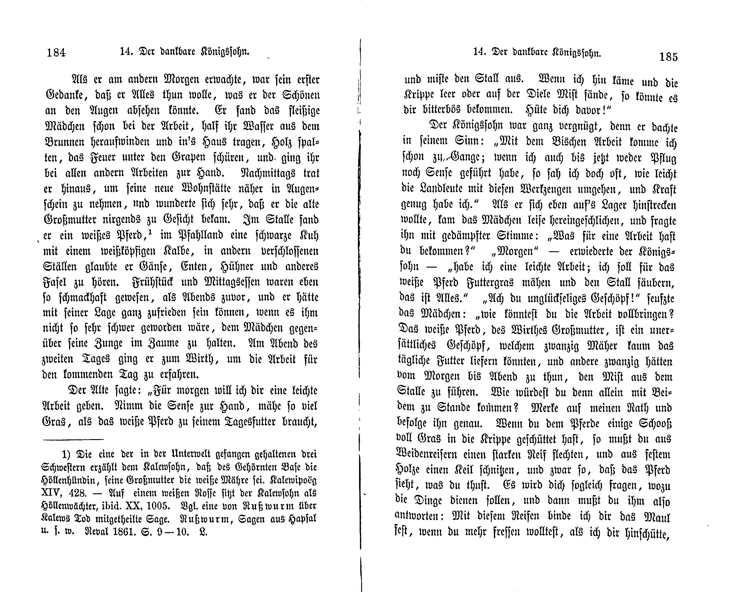 Estnische Märchen [1] (1869) | 97. (184-185) Основной текст