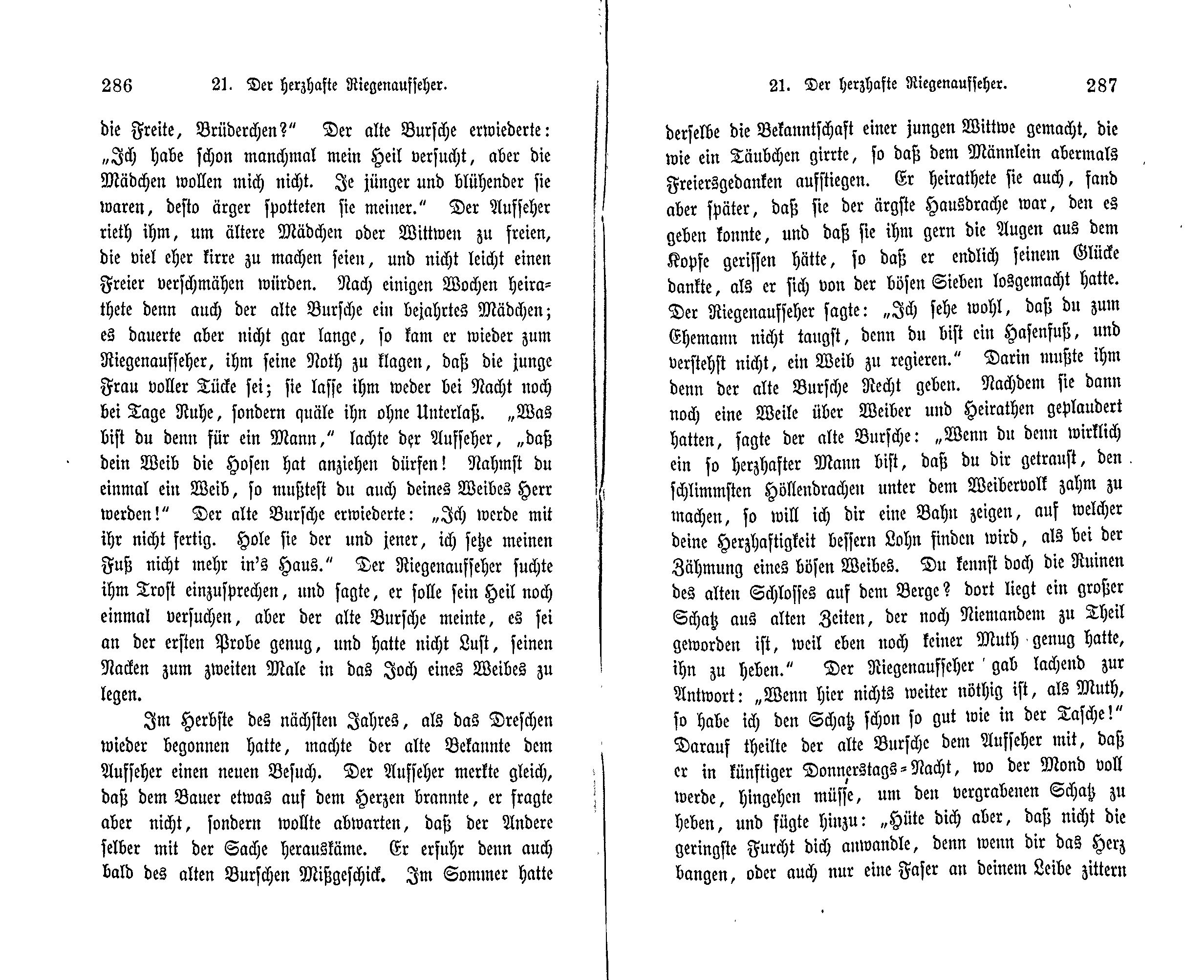 Der herzhafte Riegenaufseher (1869) | 2. (286-287) Main body of text