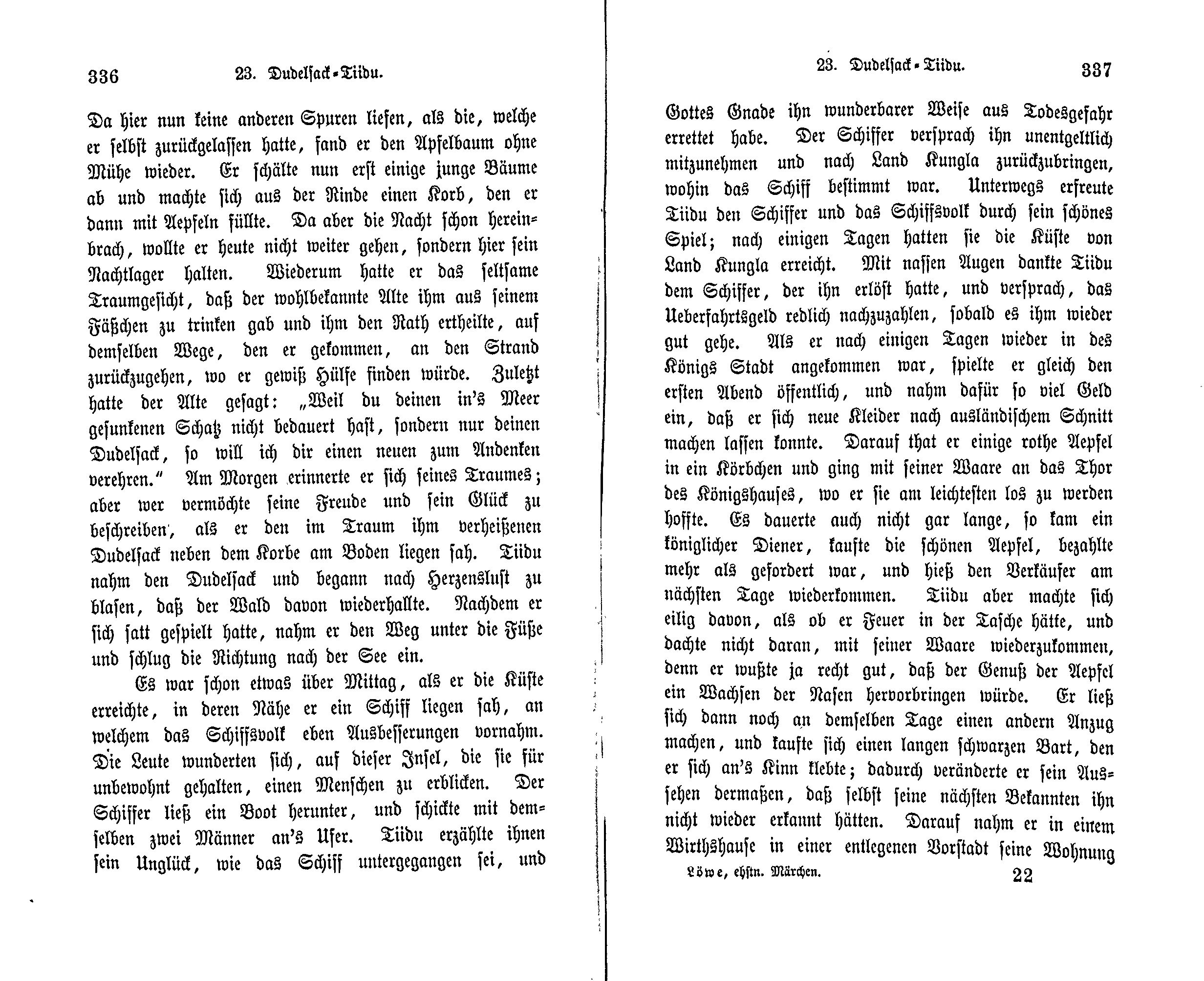 Dudelsack-Tiidu (1869) | 10. (336-337) Haupttext
