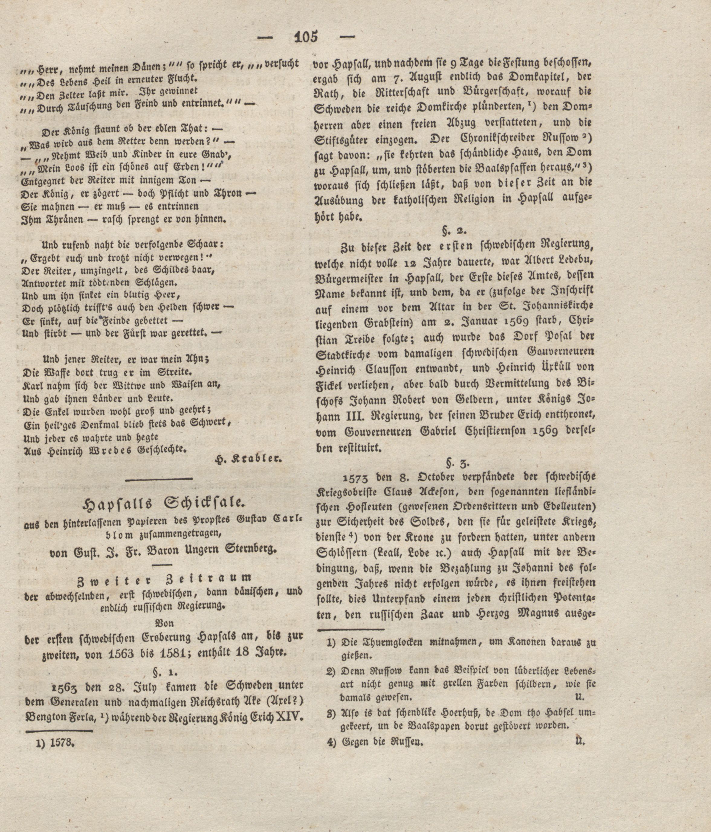 Esthona [2] (1829) | 29. (105) Основной текст