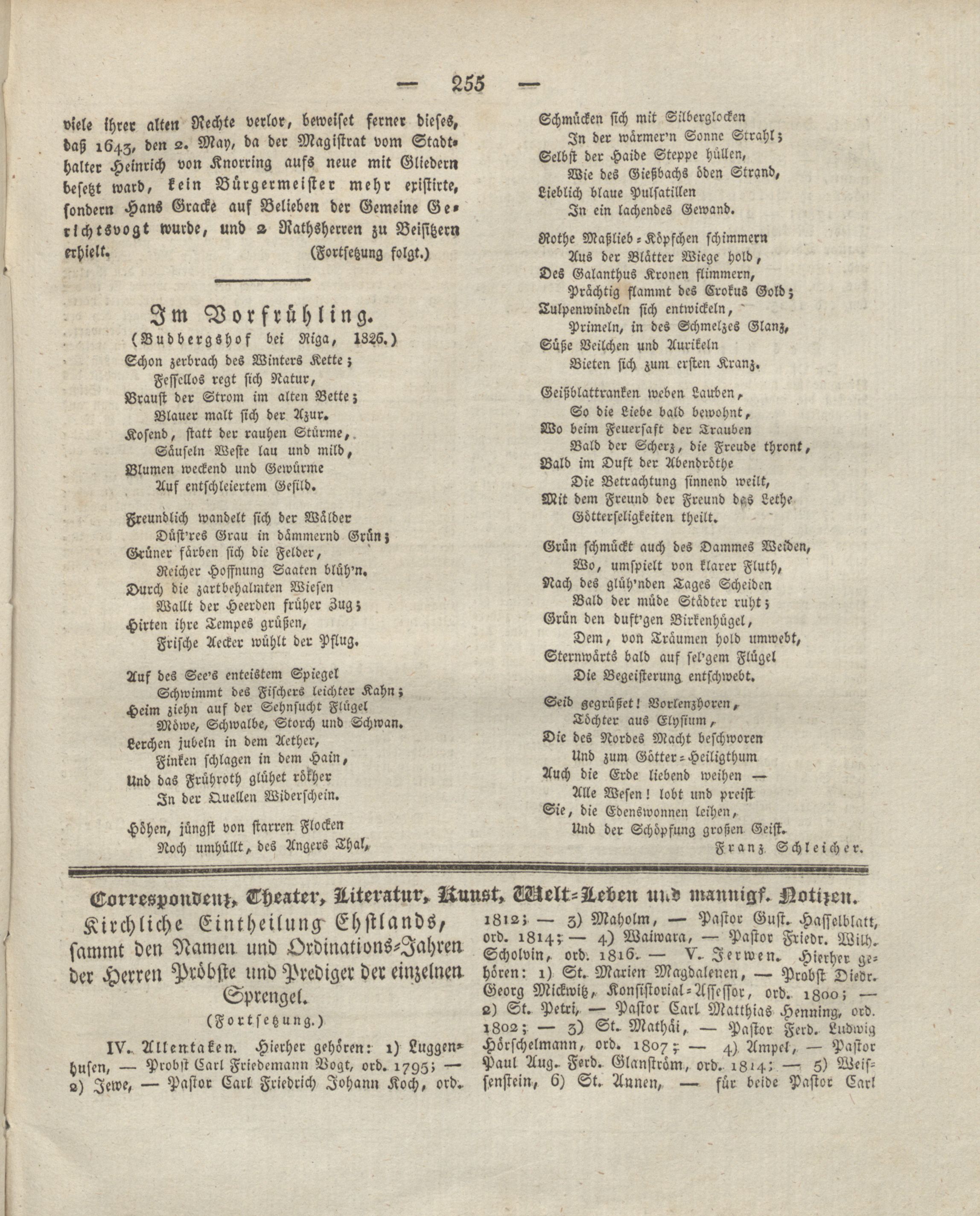 Hapsalls Schicksale [09] (1829) | 2. (255) Haupttext