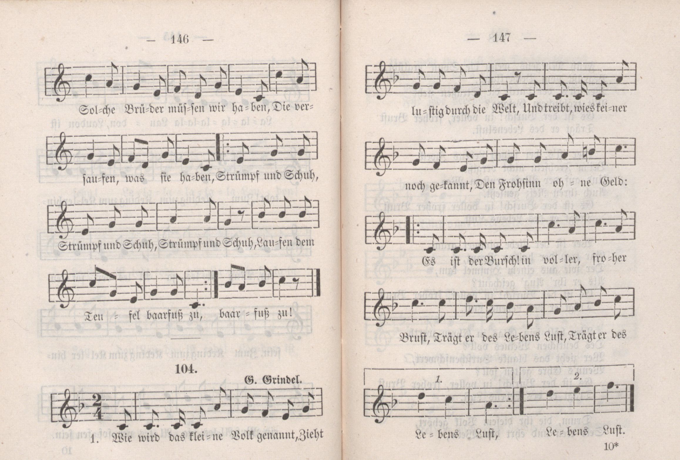 Dorpater Burschenliederbuch (1882) | 79. (146-147) Main body of text