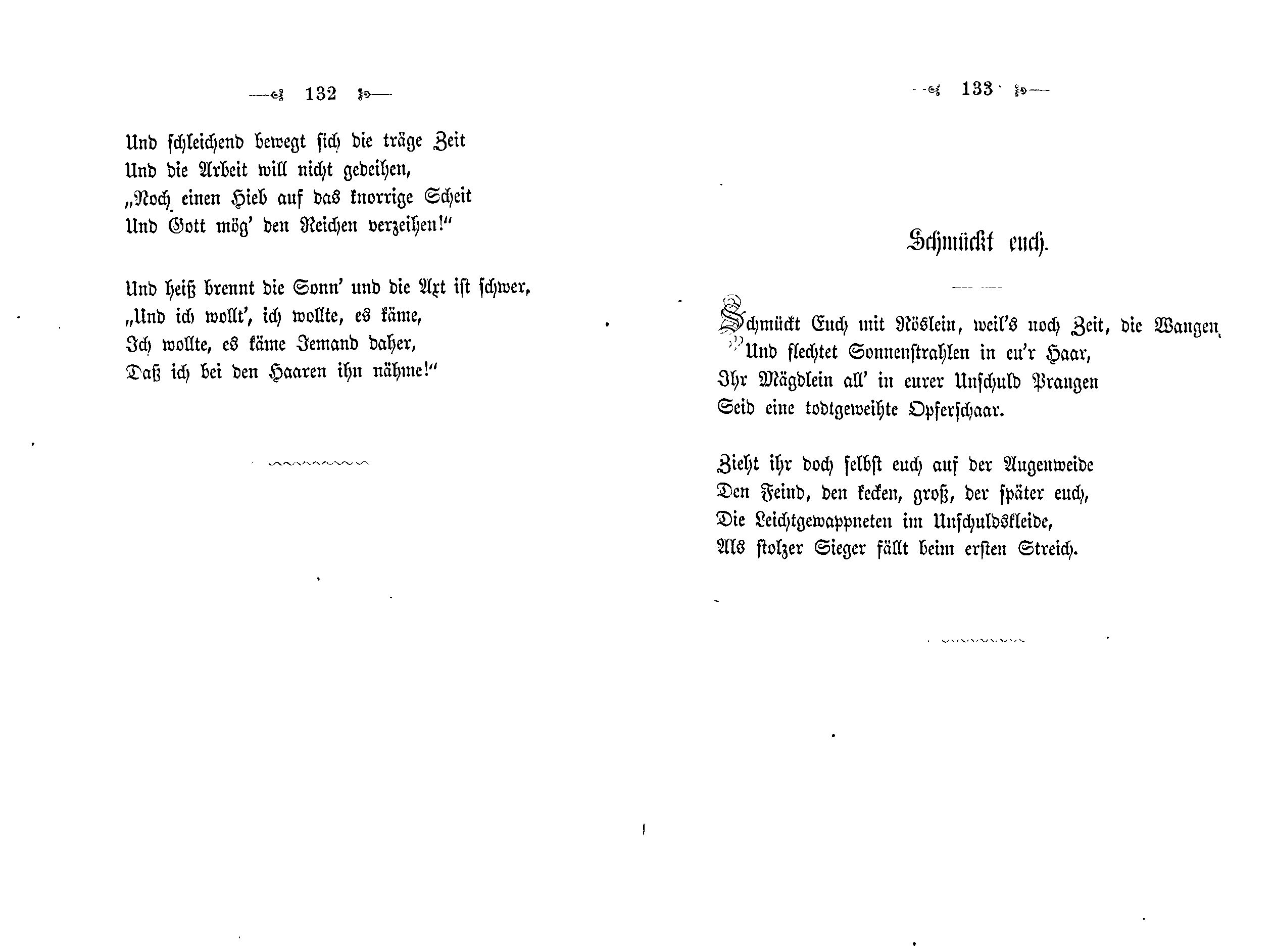 Poetischer Nachlass von Freiherrn Karl von Fircks (1871) | 70. (132-133) Основной текст