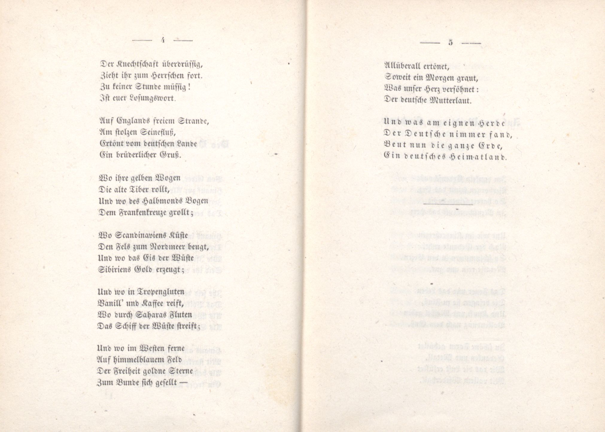 Des Deutschen Heimatland (1853) | 2. (4-5) Haupttext