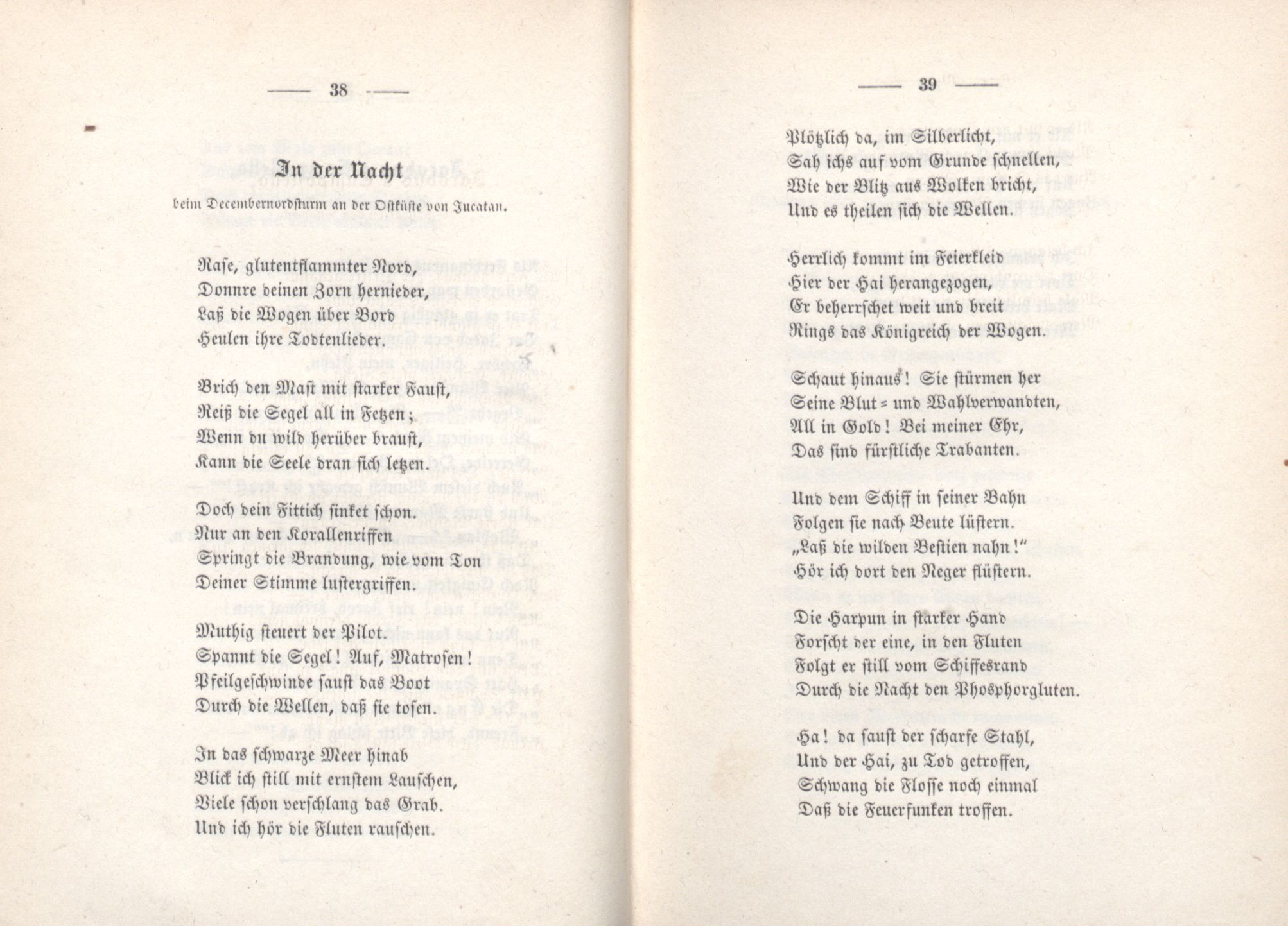Palmen und Birken (1852) | 27. (38-39) Основной текст