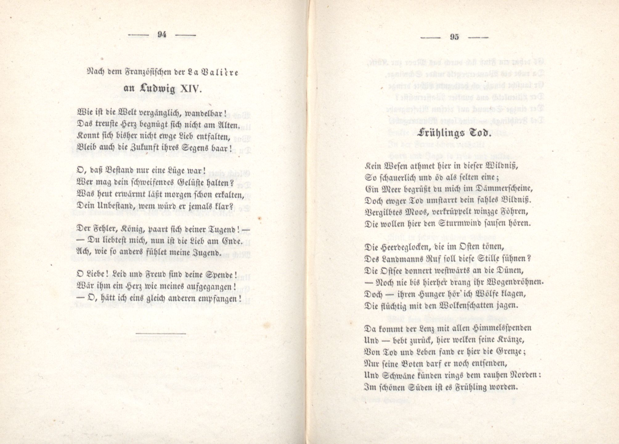 Palmen und Birken (1852) | 55. (94-95) Põhitekst