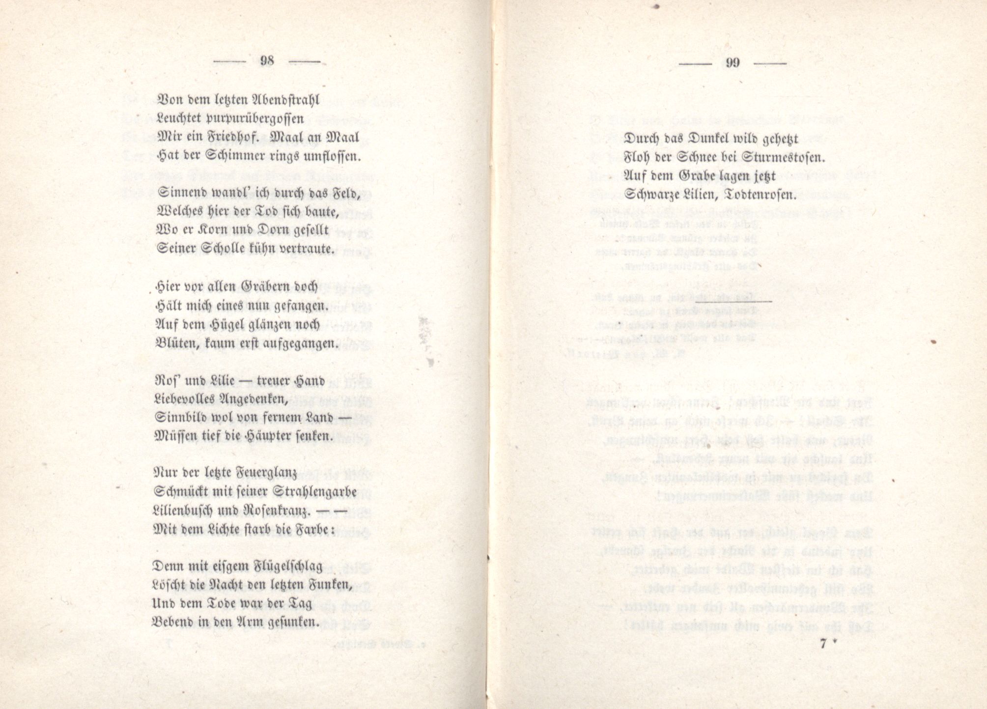 Palmen und Birken (1852) | 57. (98-99) Main body of text