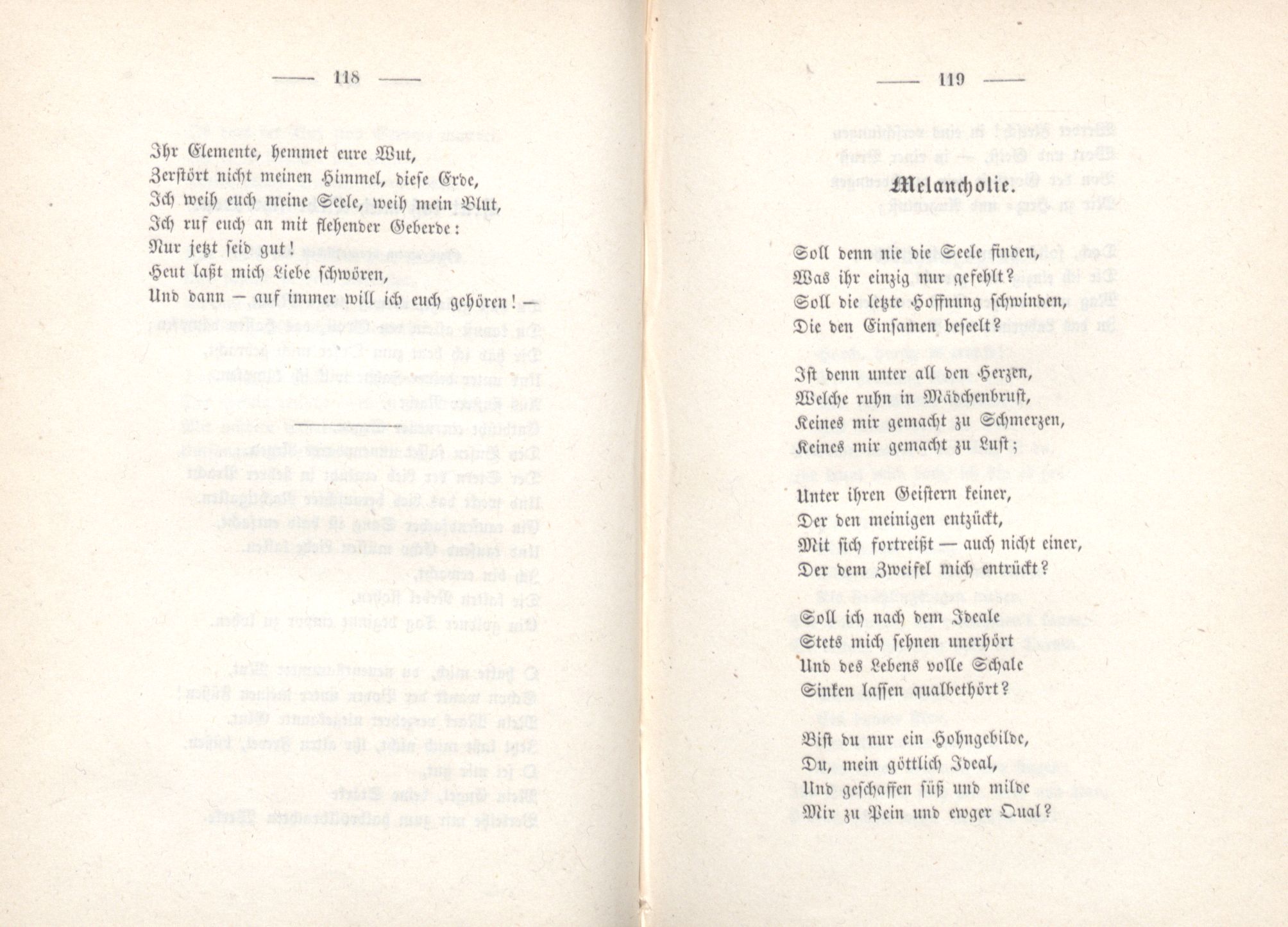 Palmen und Birken (1852) | 67. (118-119) Põhitekst