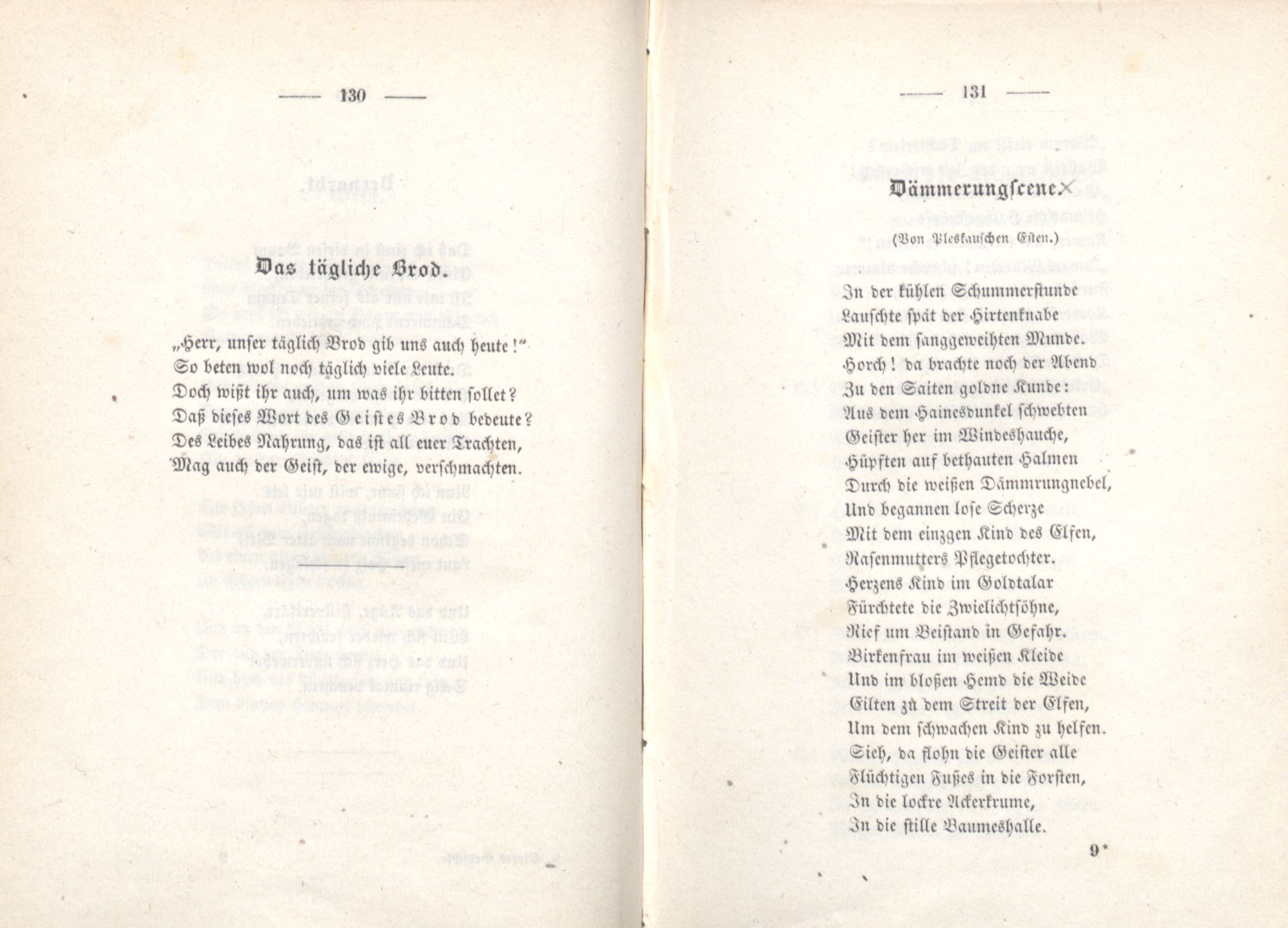 Das tägliche Brod (1853) | 1. (130-131) Main body of text