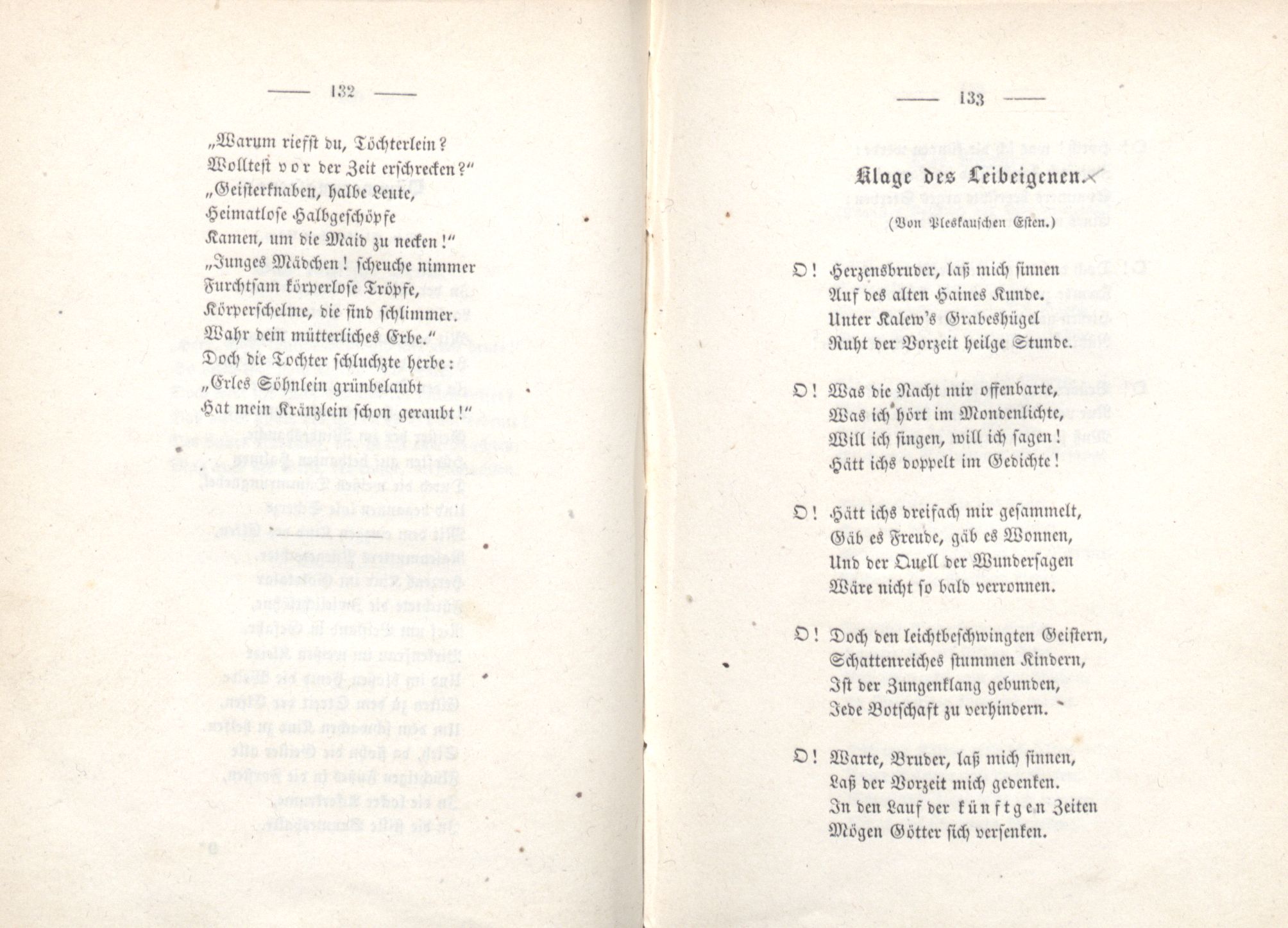 Palmen und Birken (1852) | 74. (132-133) Main body of text