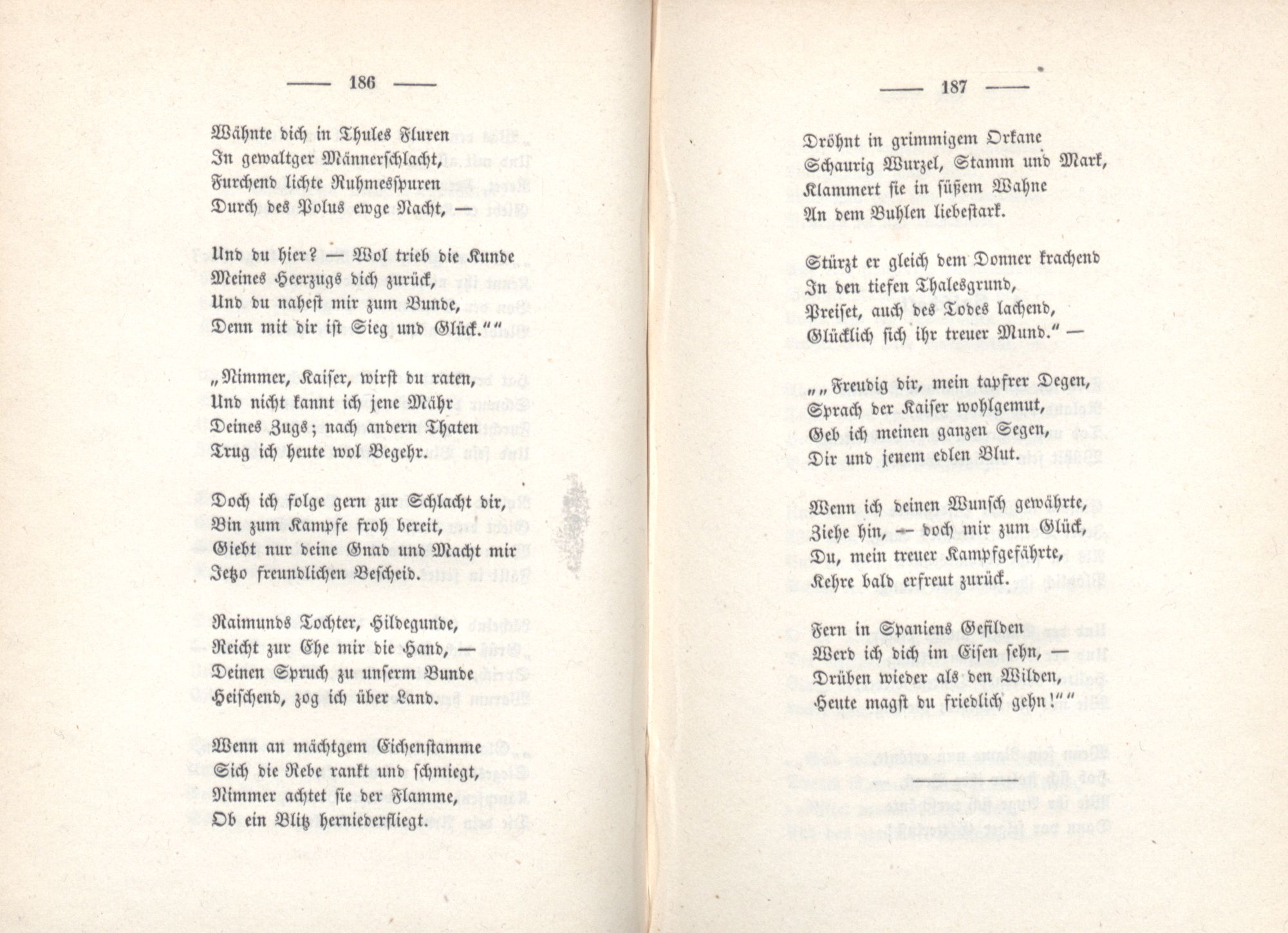 Palmen und Birken (1852) | 101. (186-187) Main body of text