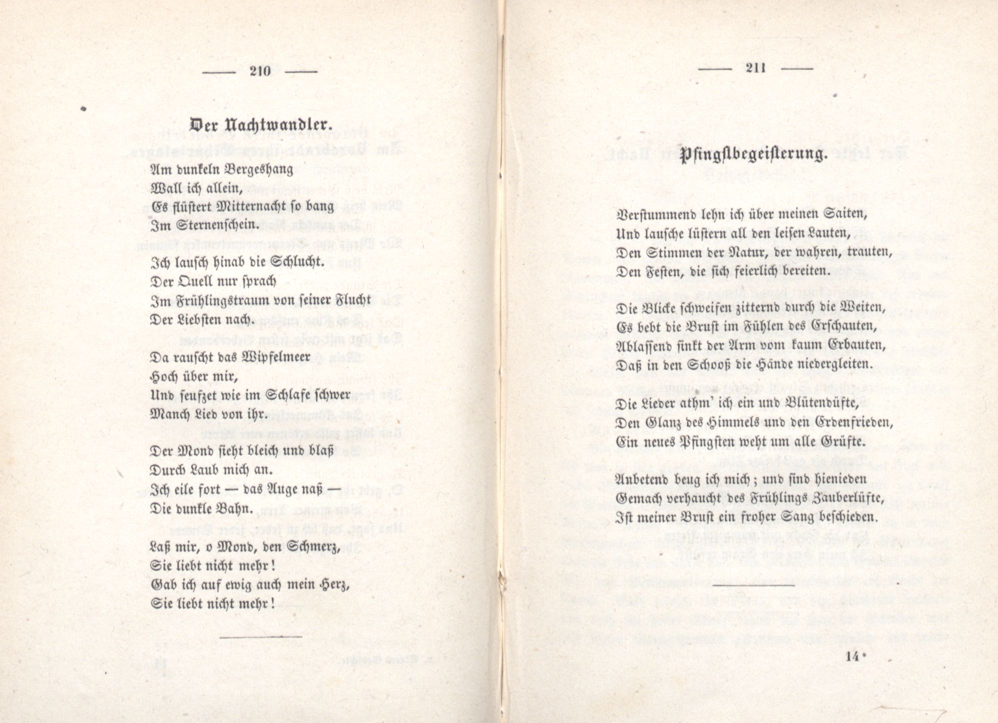 Palmen und Birken (1852) | 113. (210-211) Põhitekst