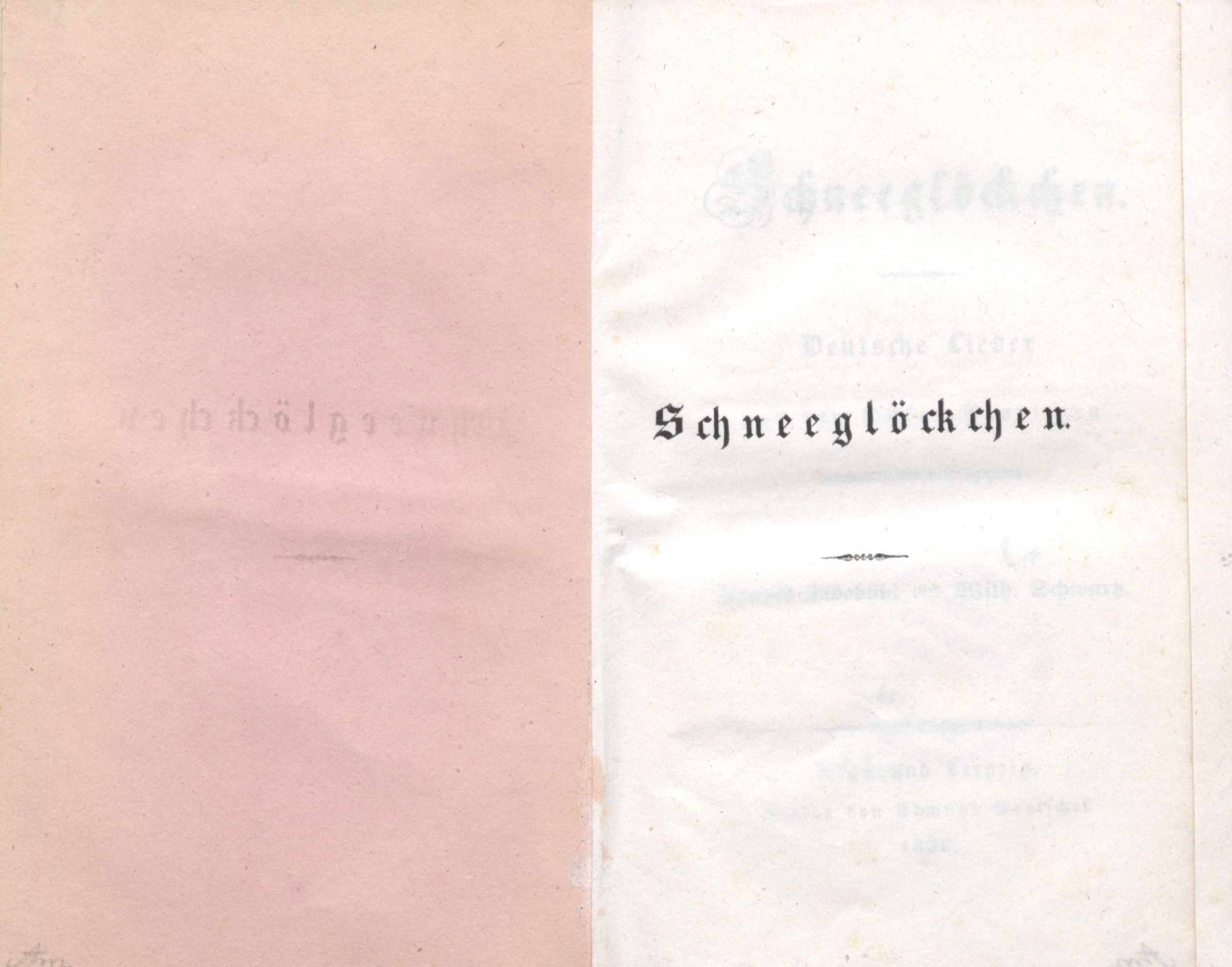 Schneeglöckchen (1838) | 3. Авантитул