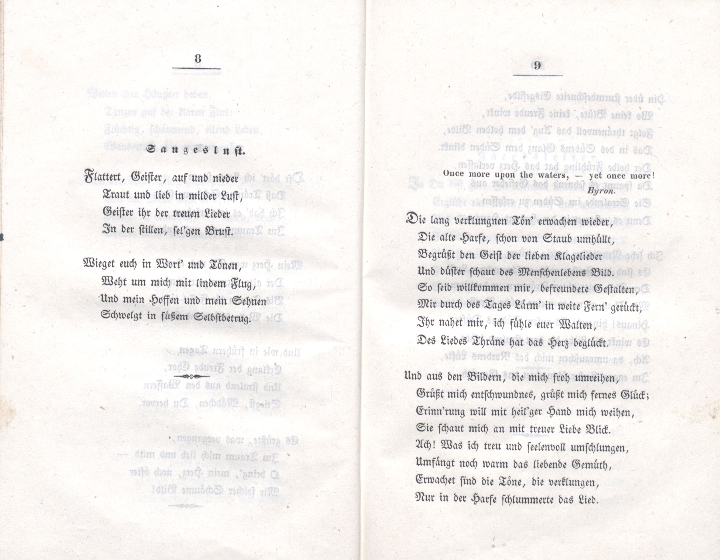Schneeglöckchen (1838) | 11. (8-9) Основной текст