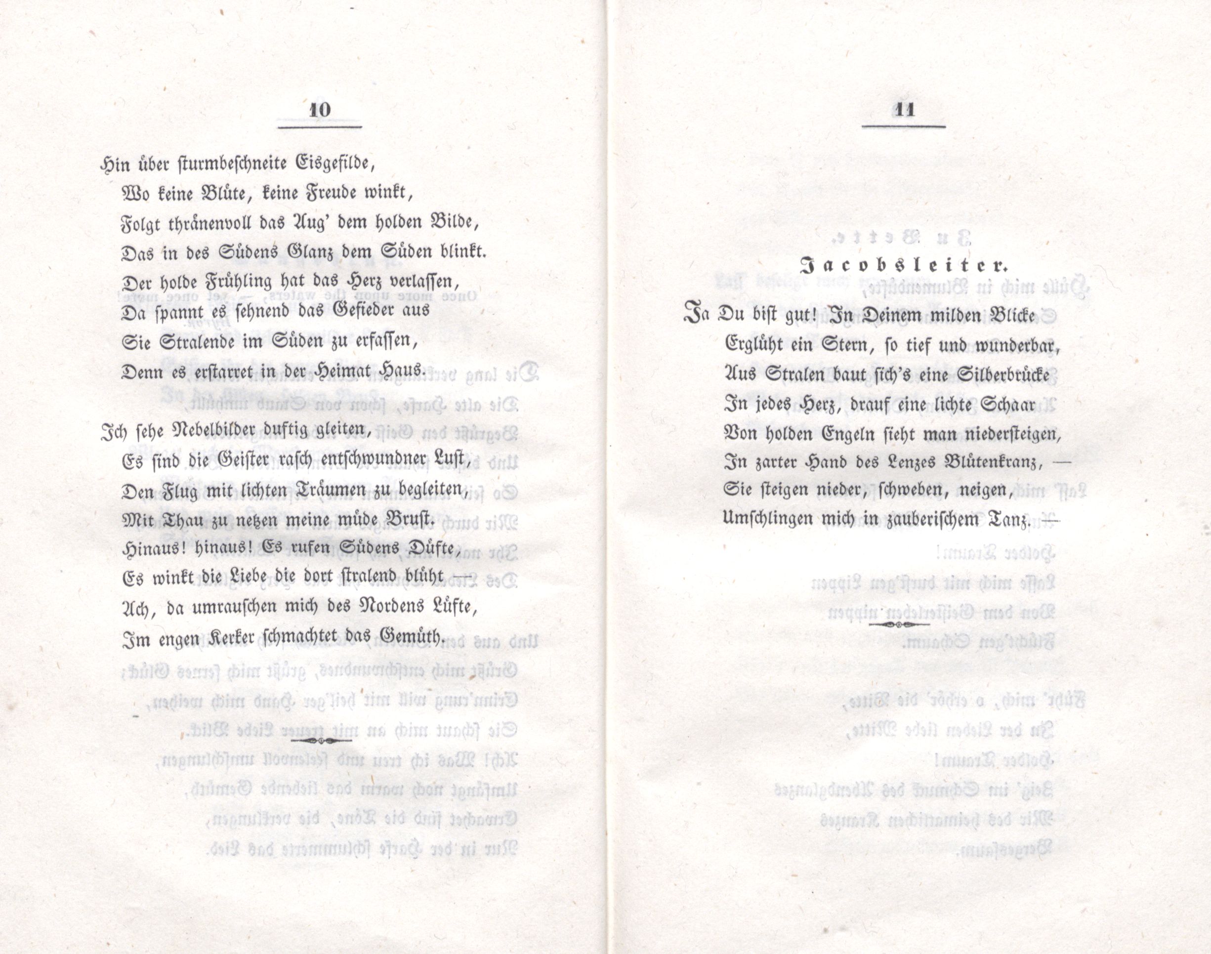 Schneeglöckchen (1838) | 12. (10-11) Основной текст