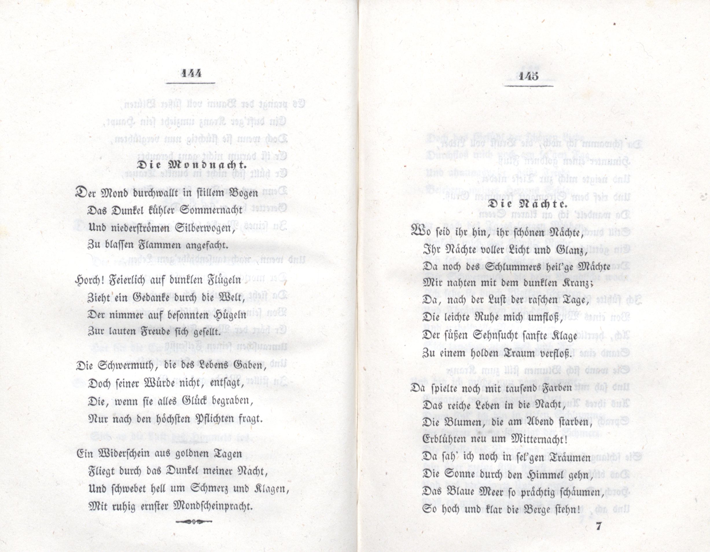 Die Mondnacht (1838) | 1. (144-145) Основной текст
