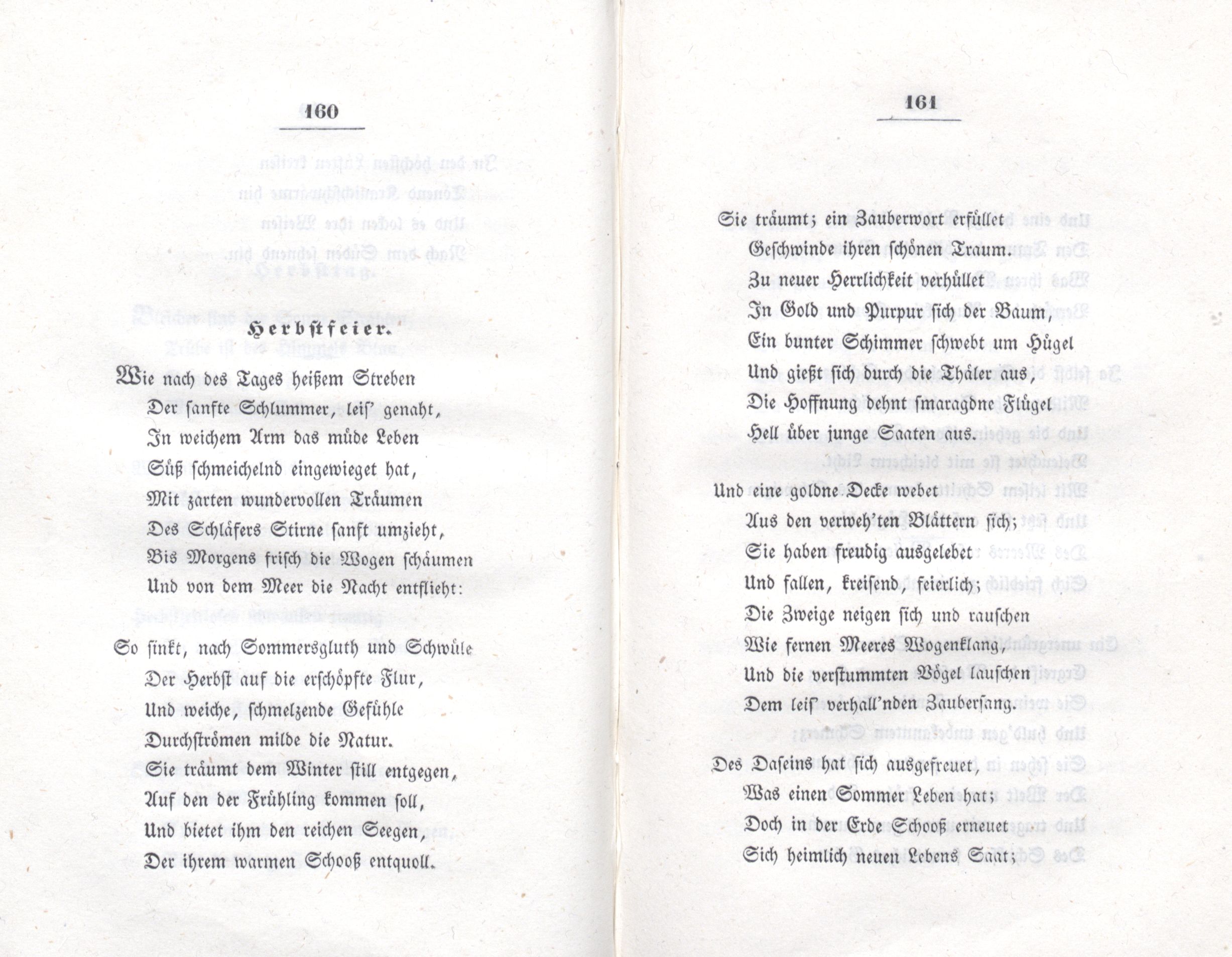 Schneeglöckchen (1838) | 87. (160-161) Основной текст
