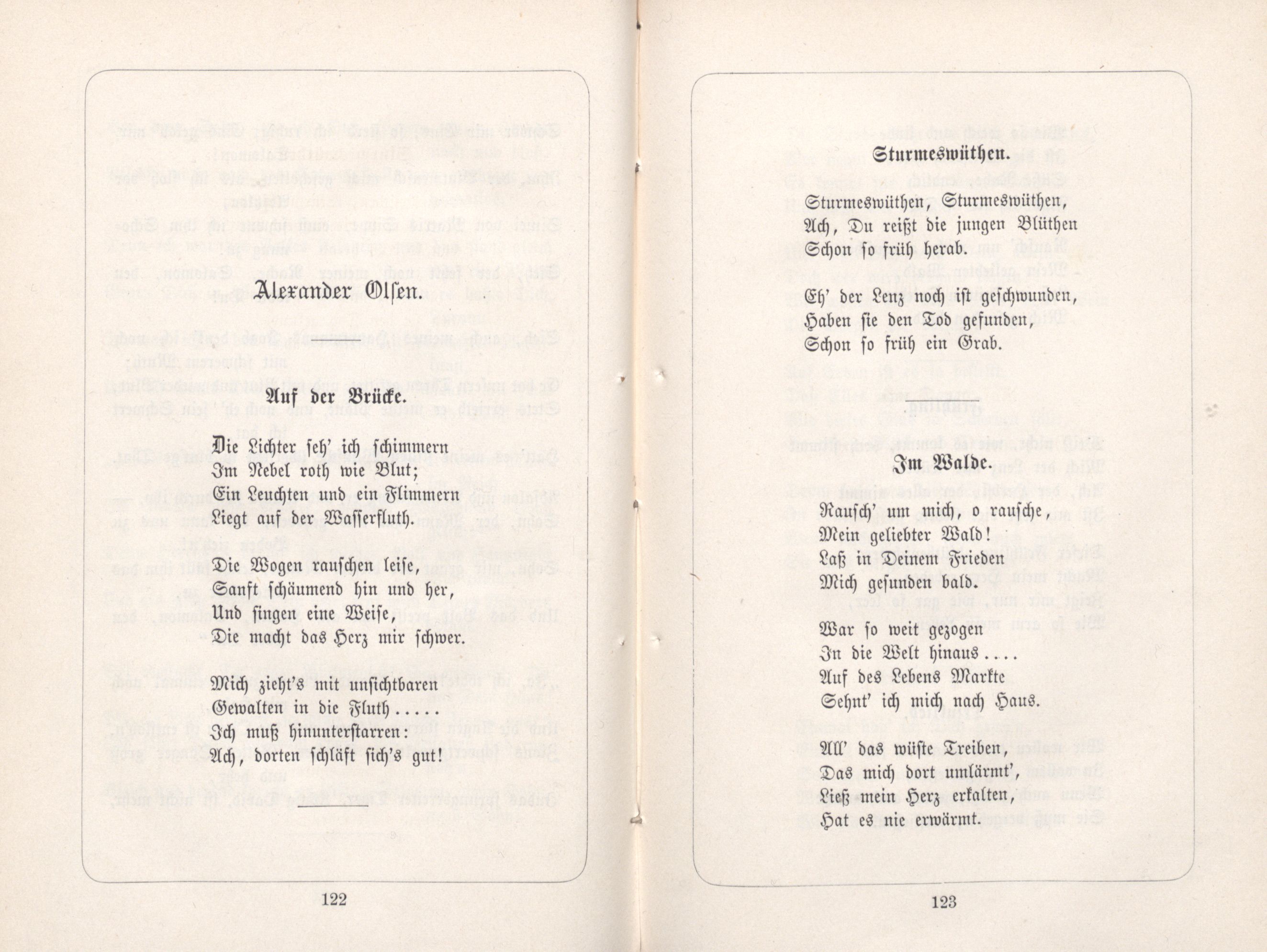 Auf der Brücke (1885) | 1. (122-123) Основной текст