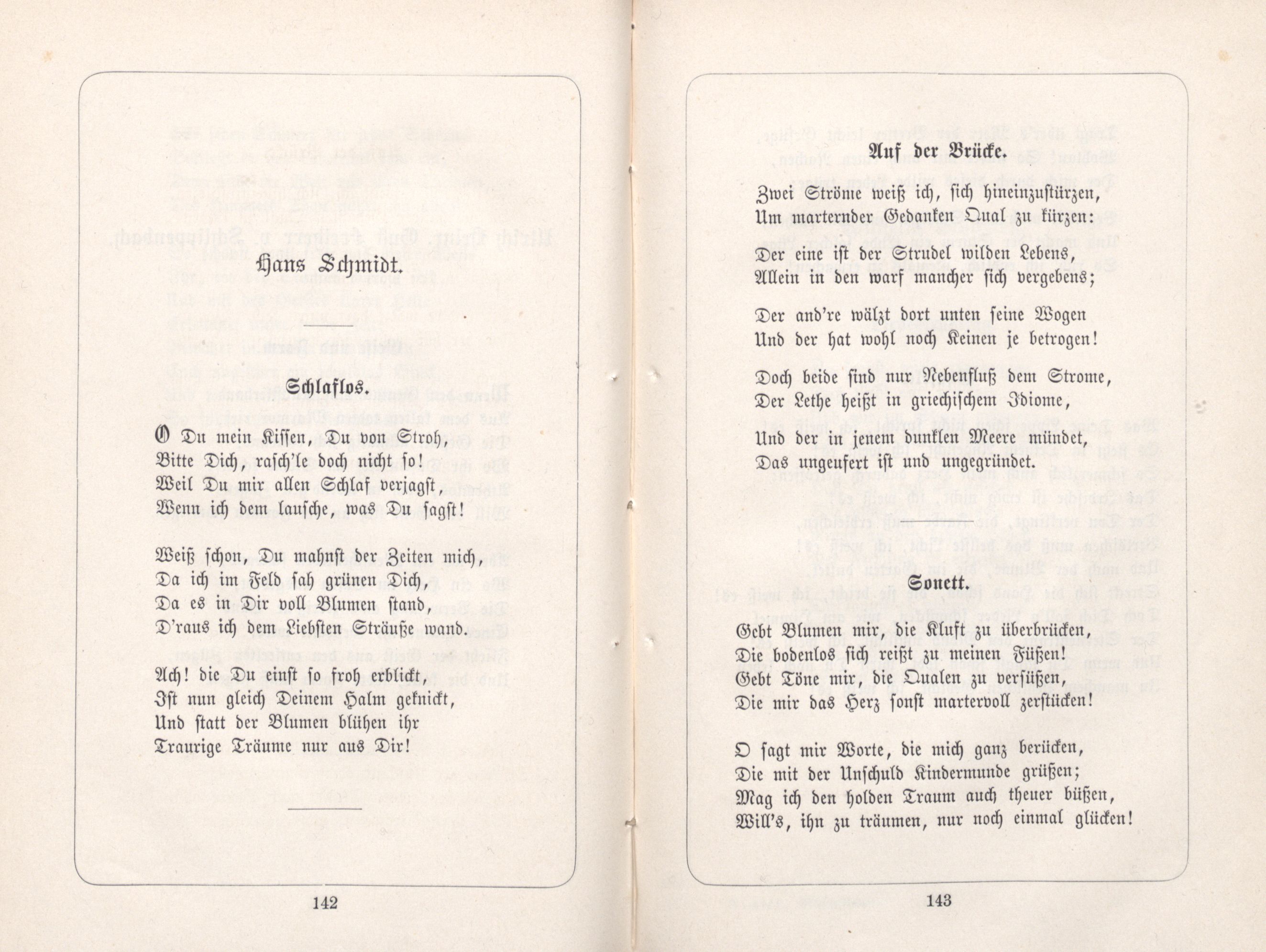 Auf der Brücke (1885) | 1. (142-143) Основной текст