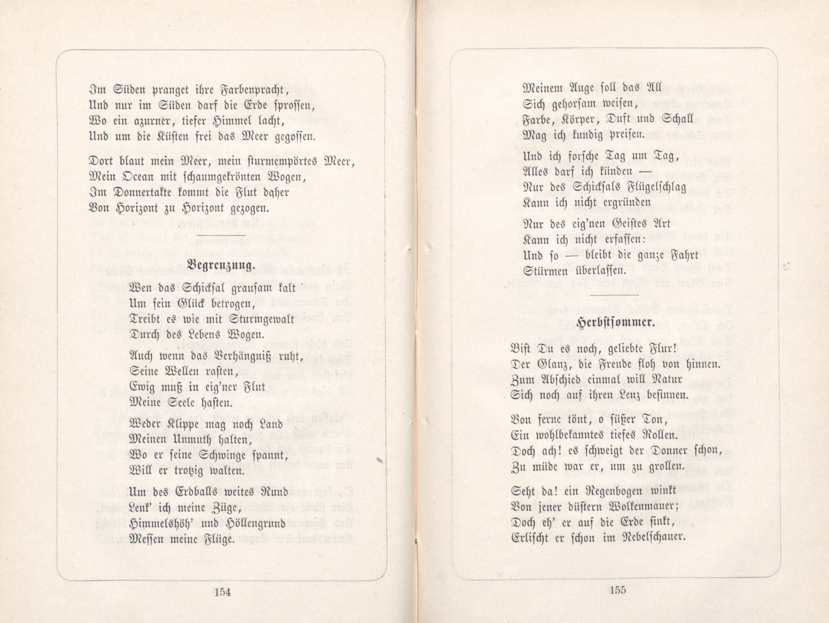 Herbstsommer (1885) | 1. (154-155) Haupttext