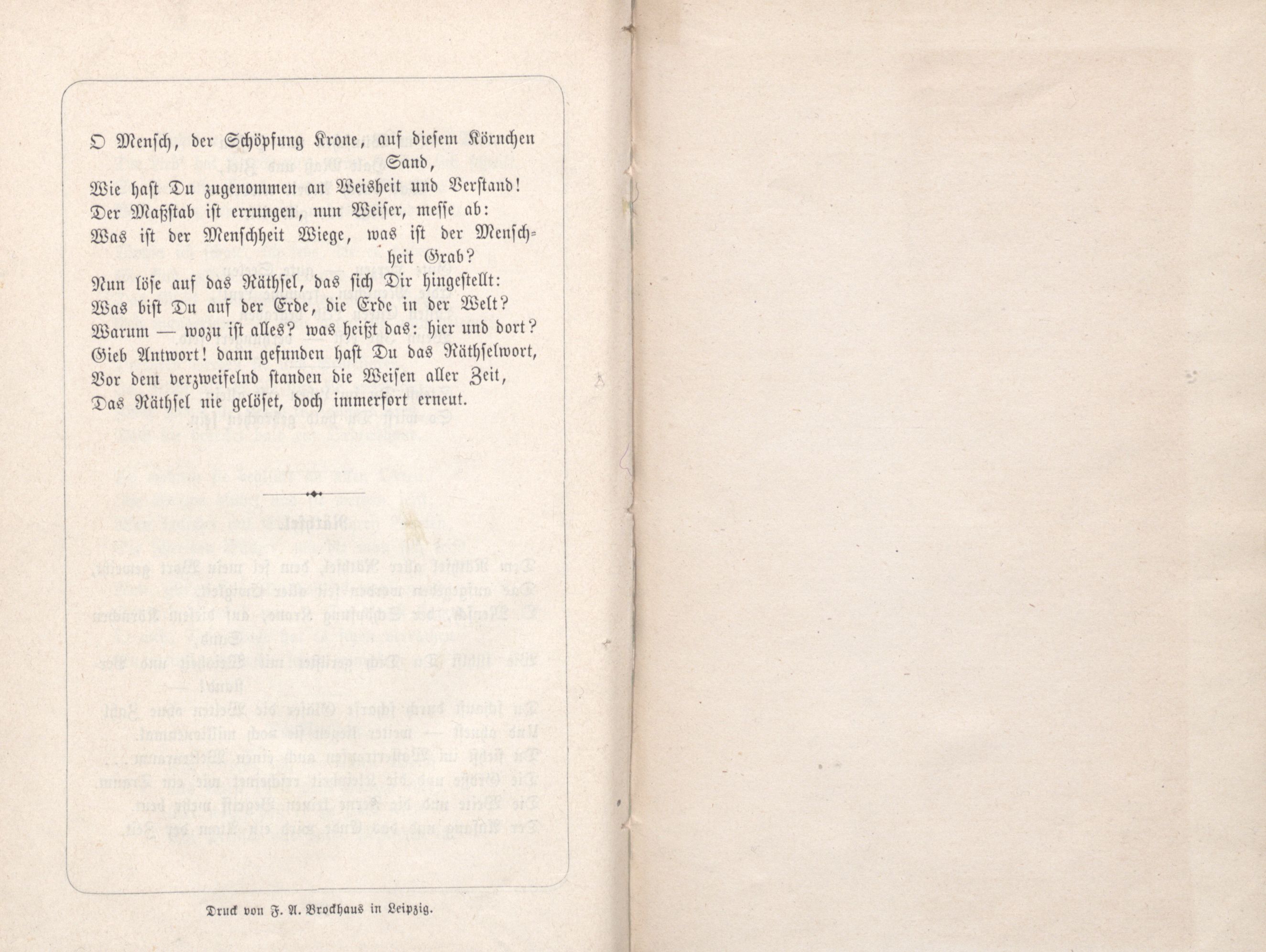 Dichterstimmen aus Baltischen Landen (1885) | 102. (188) Main body of text, Back flyleaf