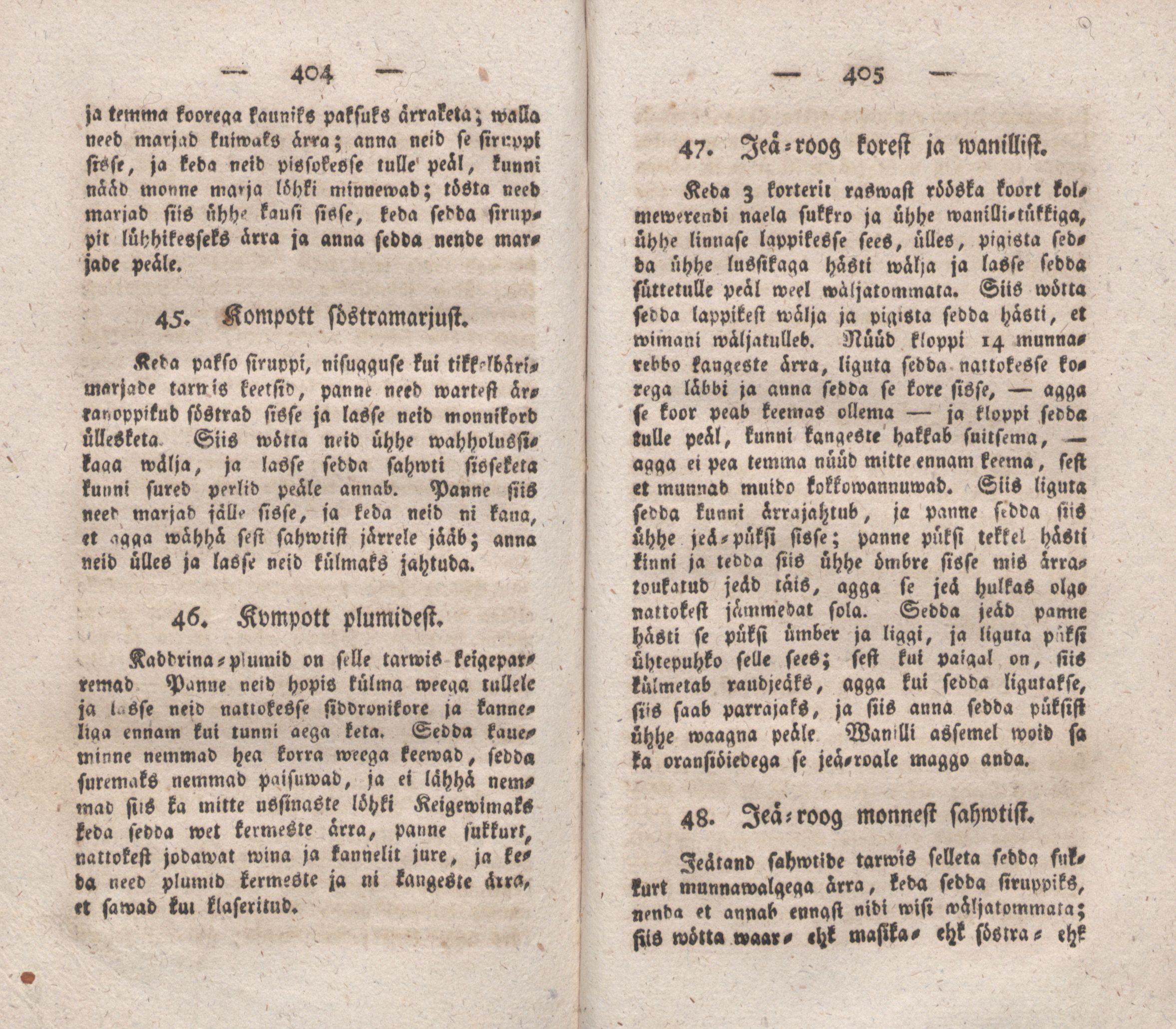 Uus Kögi- ja Kokka Ramat (1824) | 207. (404-405) Põhitekst