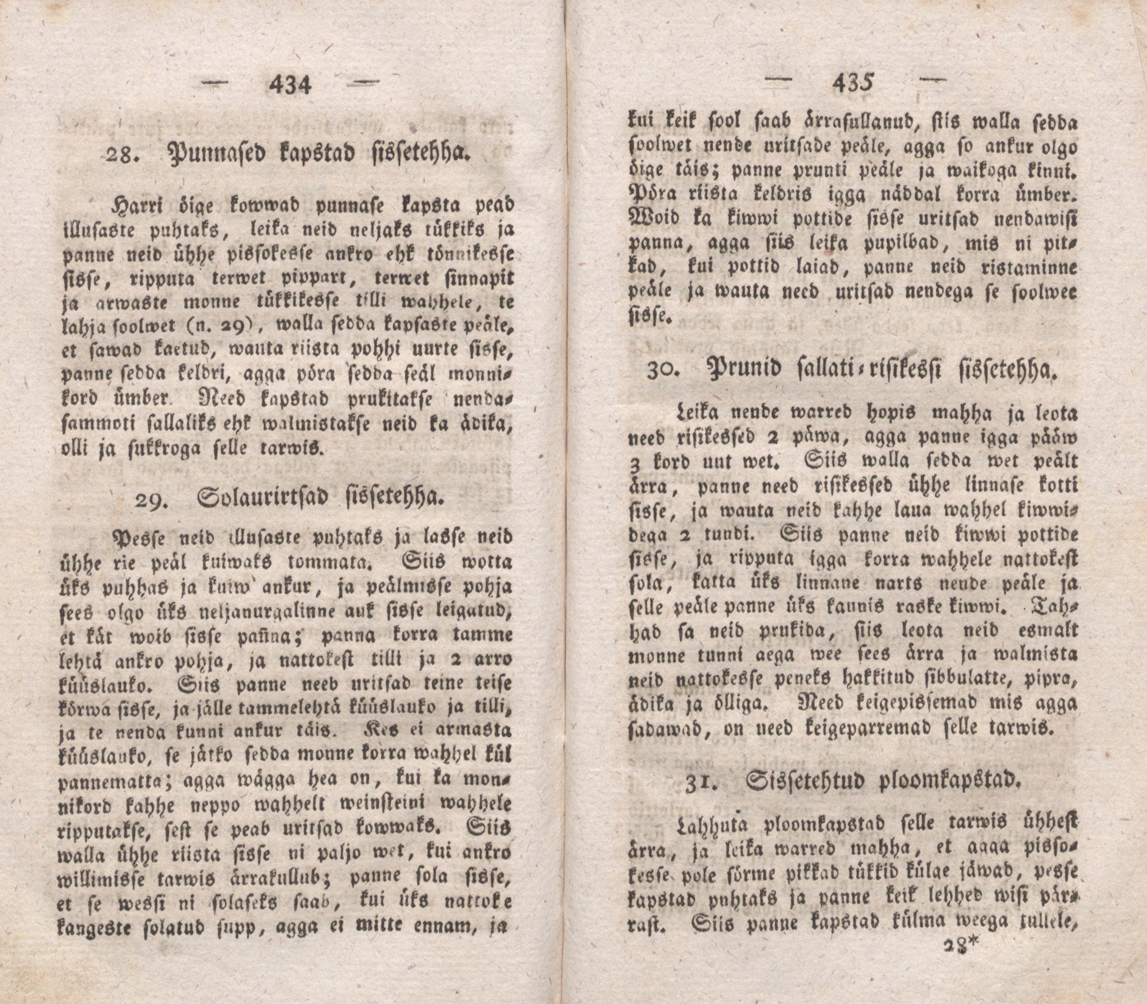Uus Kögi- ja Kokka Ramat (1824) | 222. (434-435) Основной текст