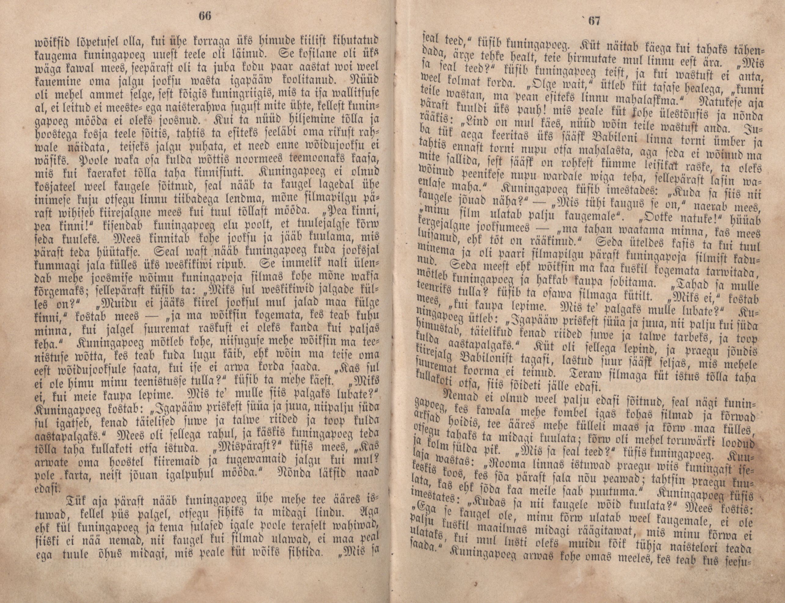 Eestirahwa Ennemuistesed jutud (1866) | 40. (66-67) Основной текст