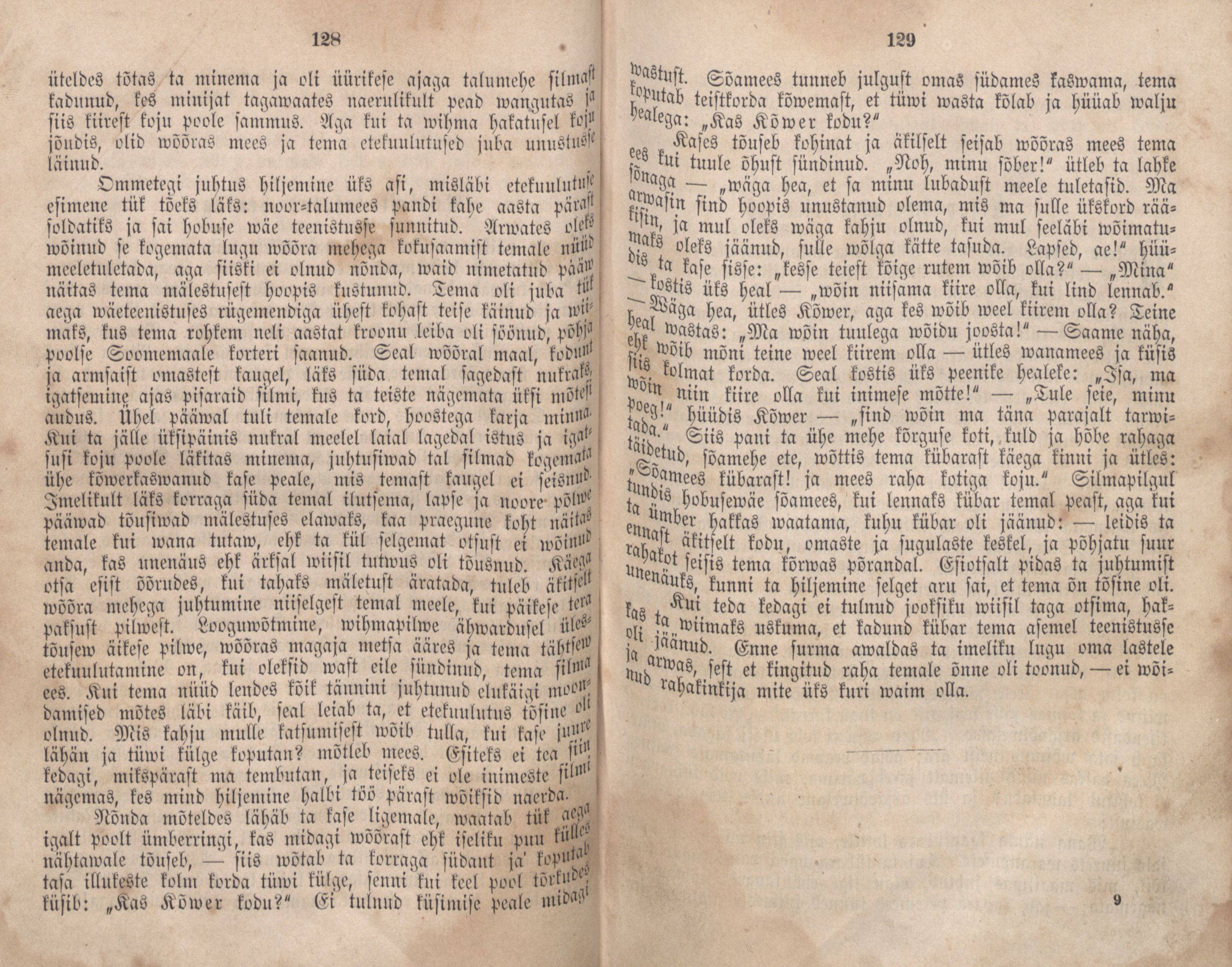 Eestirahwa Ennemuistesed jutud (1866) | 71. (128-129) Main body of text