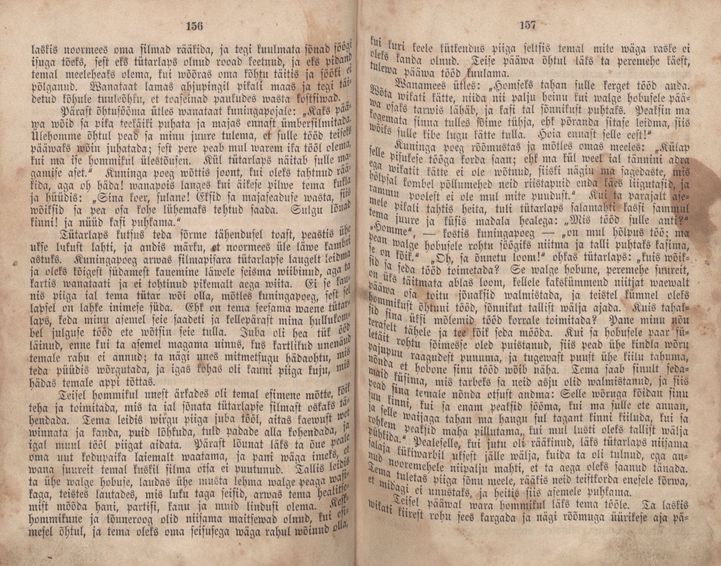 Eestirahwa Ennemuistesed jutud (1866) | 85. (156-157) Main body of text