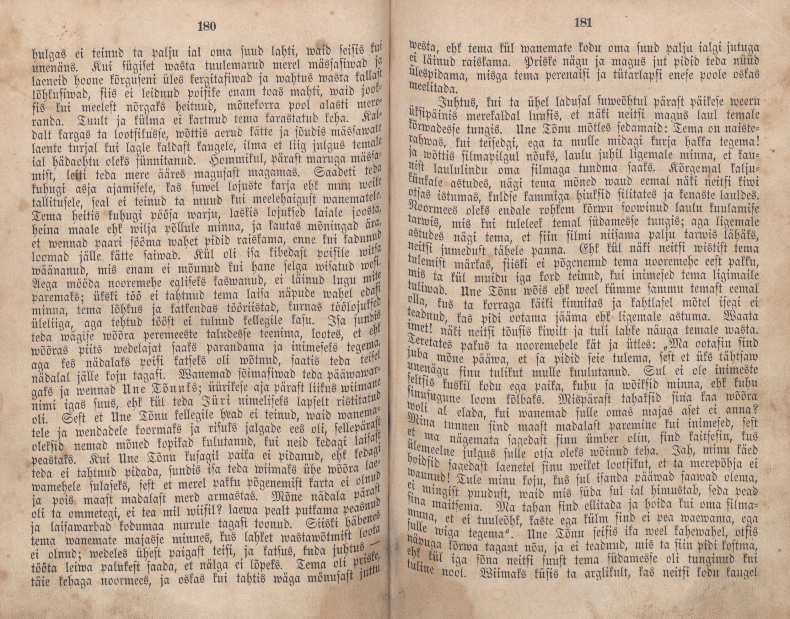 Eestirahwa Ennemuistesed jutud (1866) | 97. (180-181) Main body of text