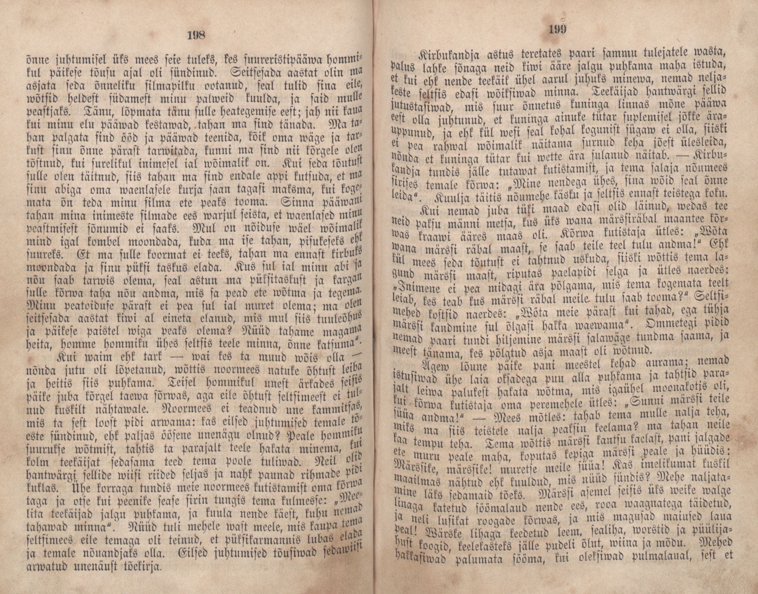 Eestirahwa Ennemuistesed jutud (1866) | 106. (198-199) Haupttext