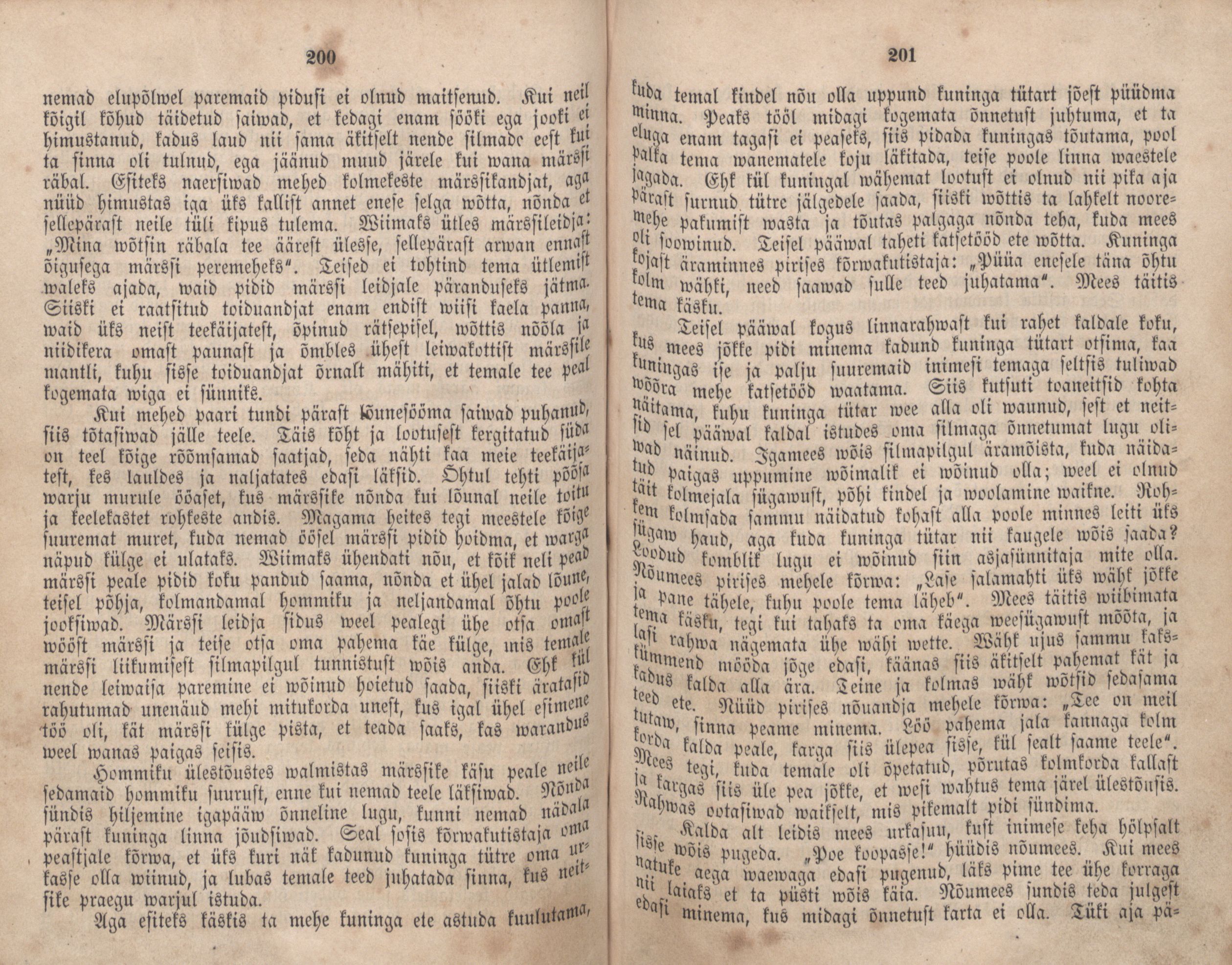Eestirahwa Ennemuistesed jutud (1866) | 107. (200-201) Main body of text