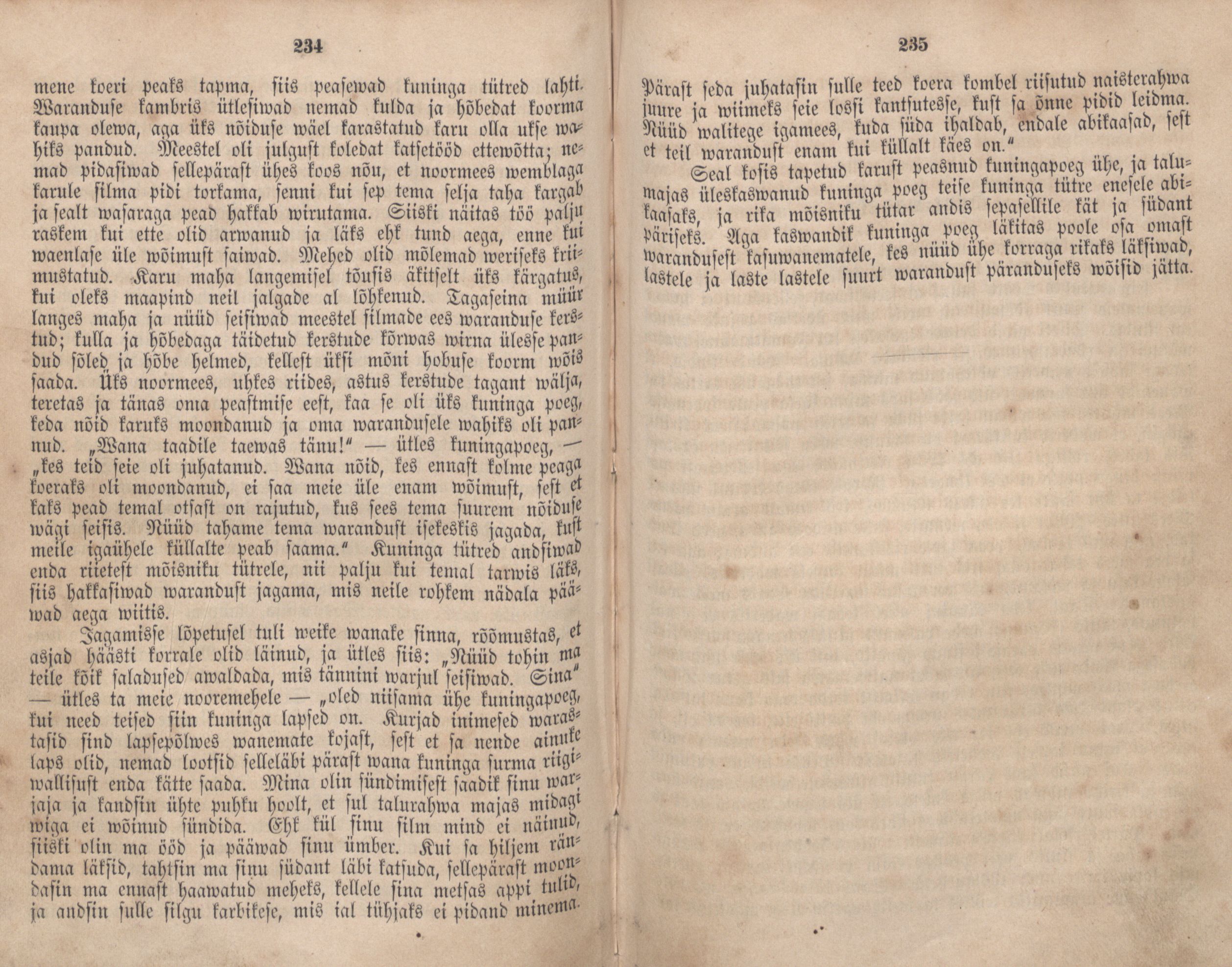 Eestirahwa Ennemuistesed jutud (1866) | 124. (234-235) Main body of text