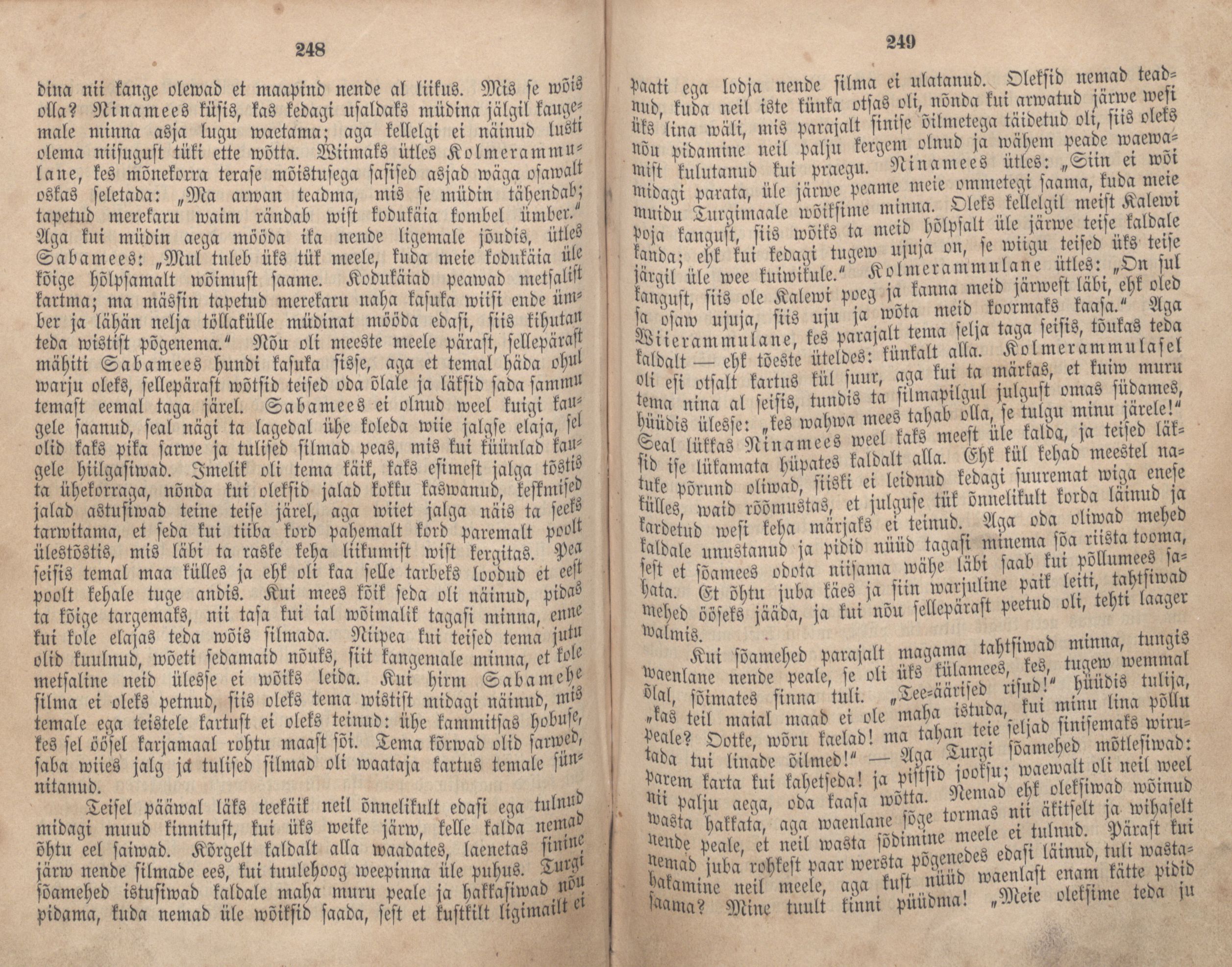 Eestirahwa Ennemuistesed jutud (1866) | 131. (248-249) Main body of text