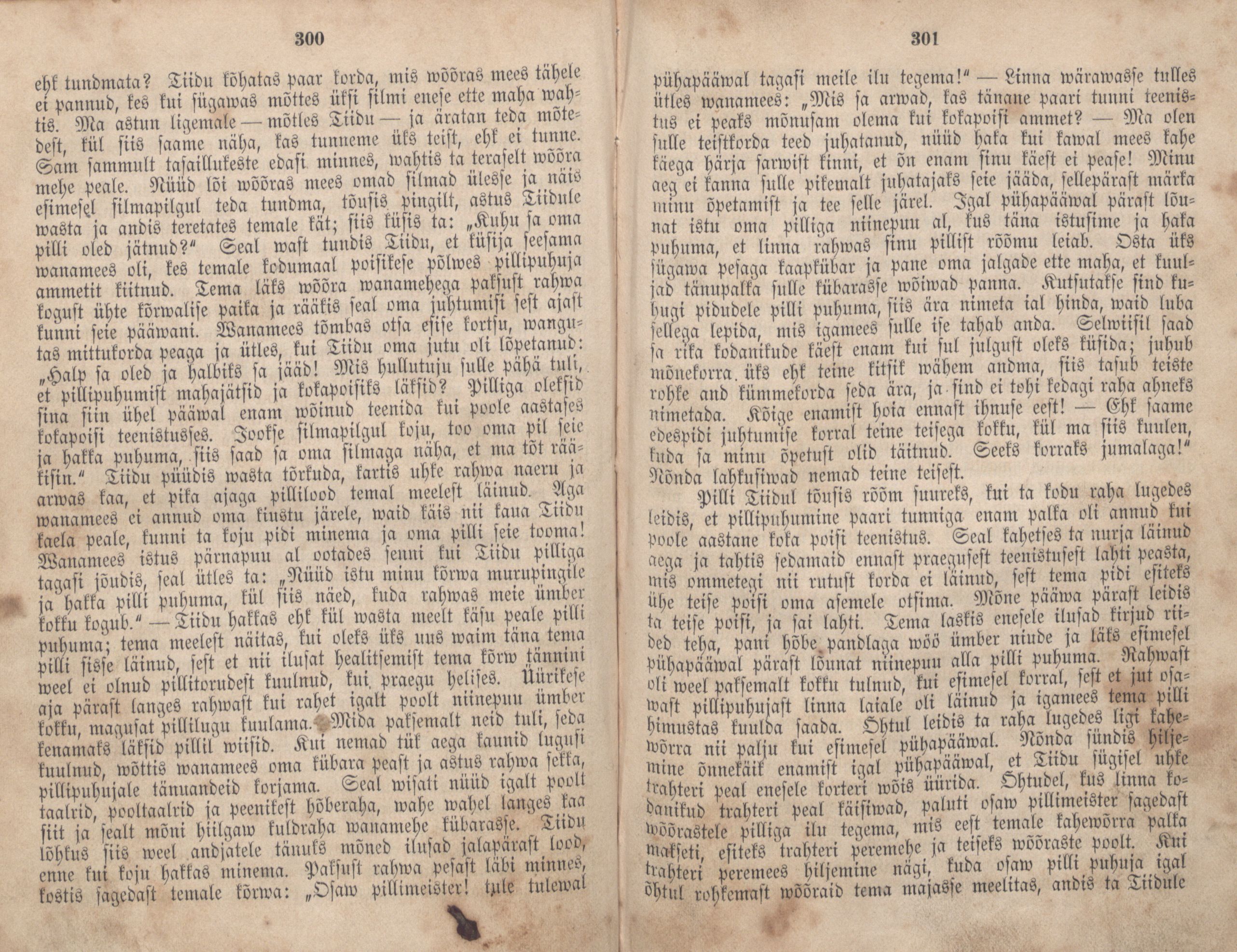 Eestirahwa Ennemuistesed jutud (1866) | 157. (300-301) Основной текст