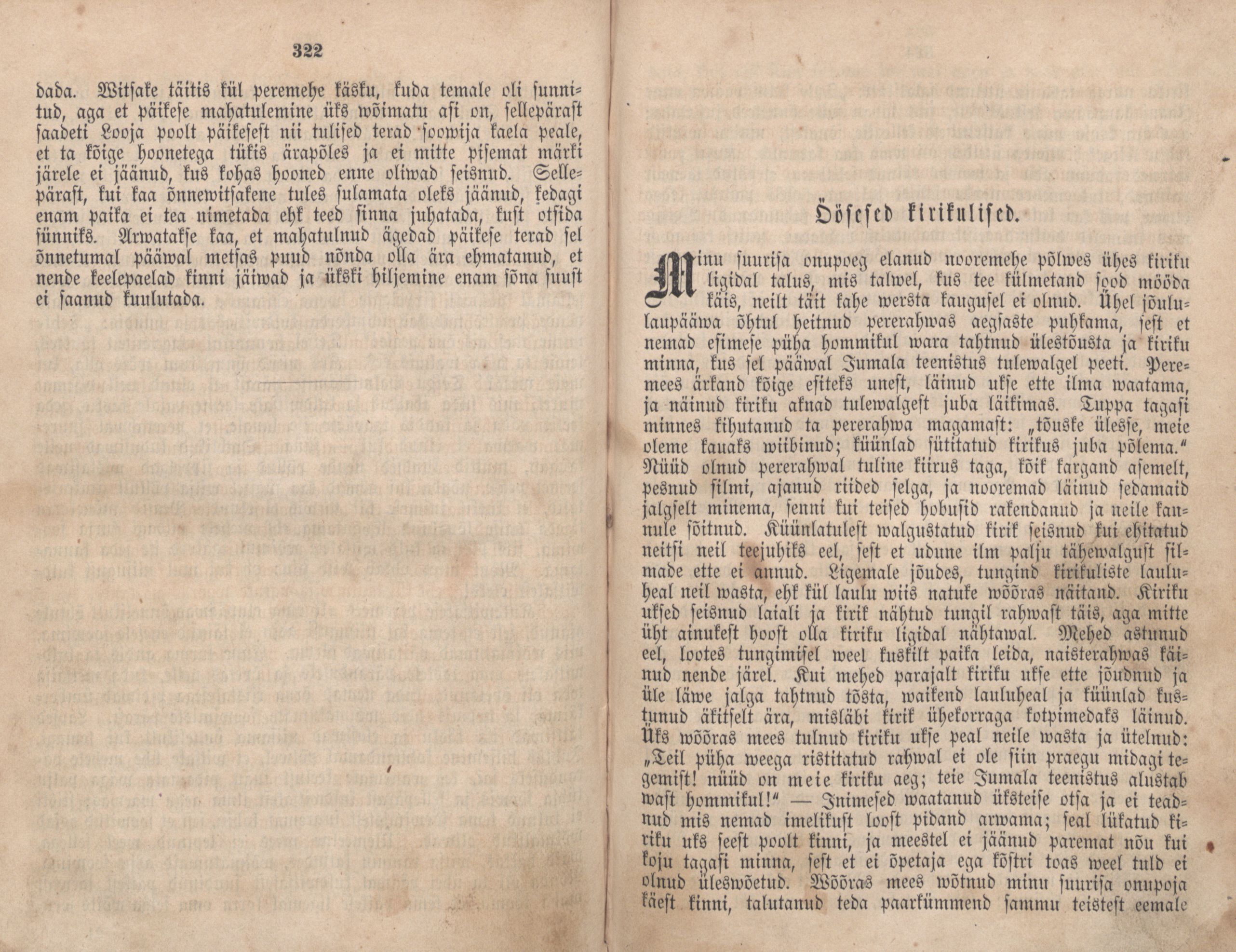 Eestirahwa Ennemuistesed jutud (1866) | 168. (322-323) Haupttext