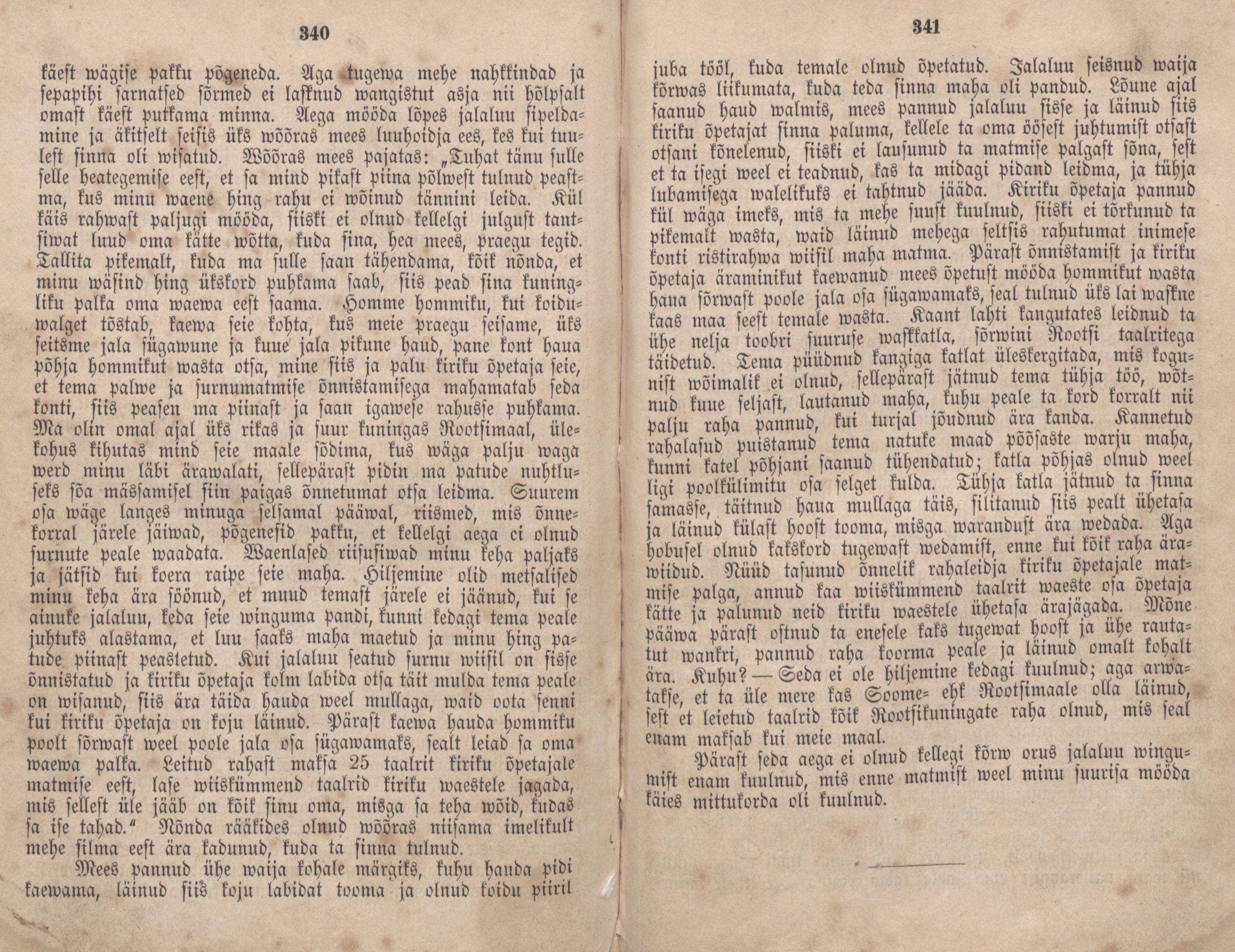 Eestirahwa Ennemuistesed jutud (1866) | 177. (340-341) Основной текст