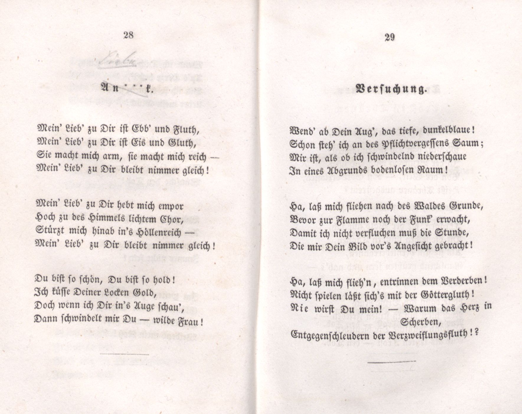 An ***k (1849) | 1. (28-29) Haupttext