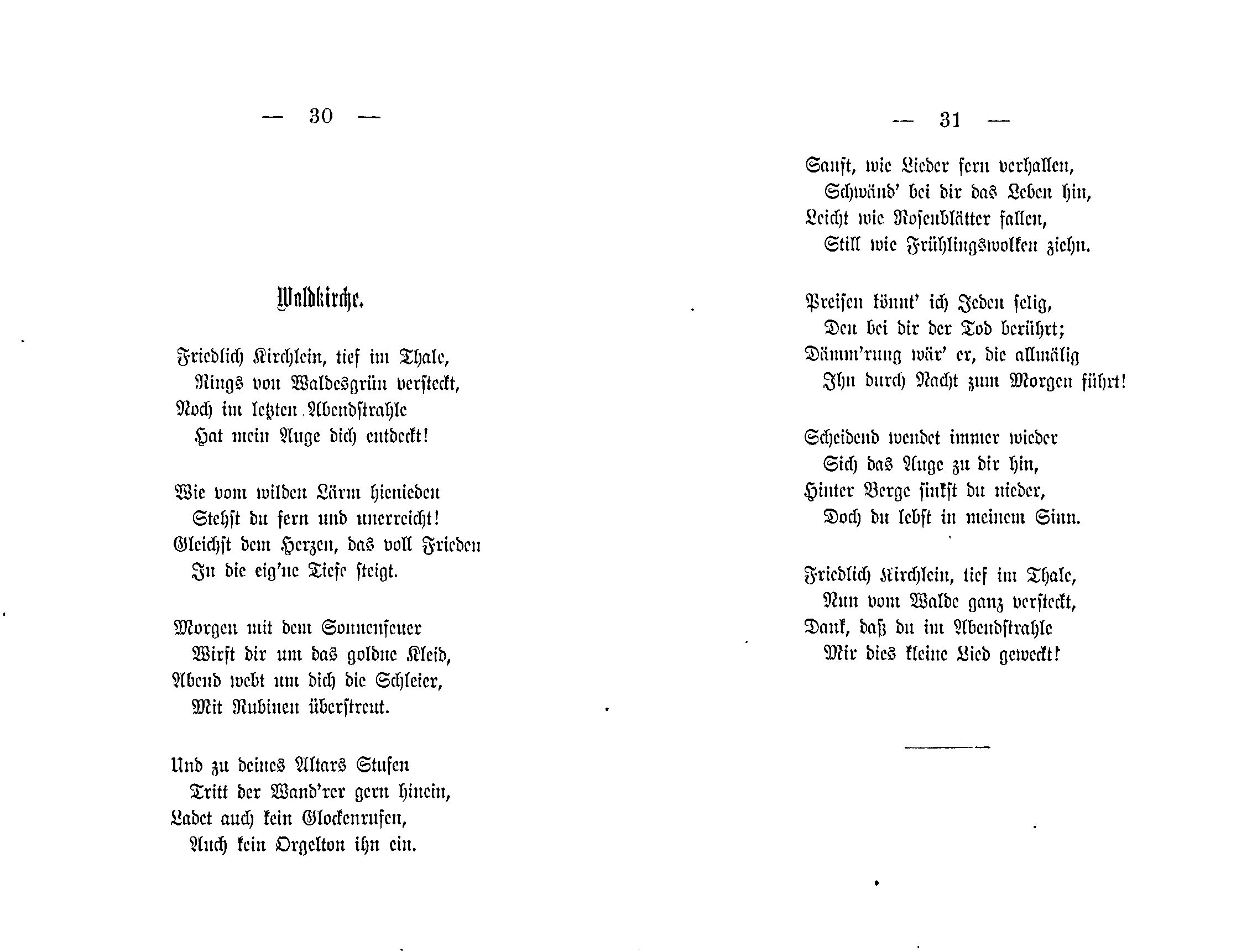 Ein Gruss aus der Ferne (1881) | 16. (30-31) Основной текст
