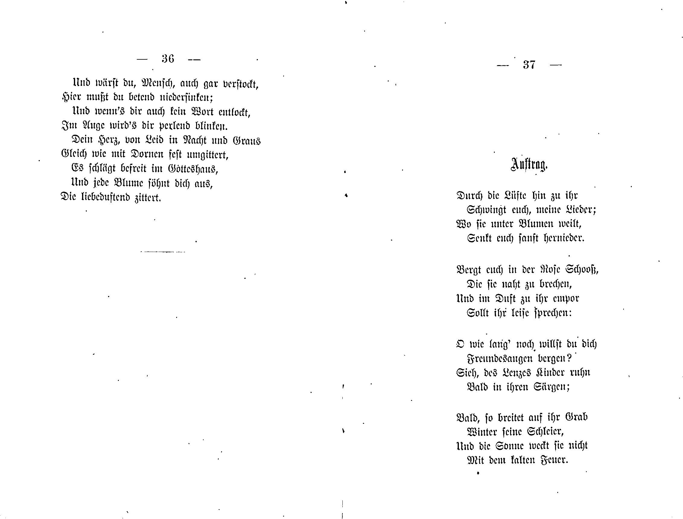 Ein Gruss aus der Ferne (1881) | 19. (36-37) Основной текст