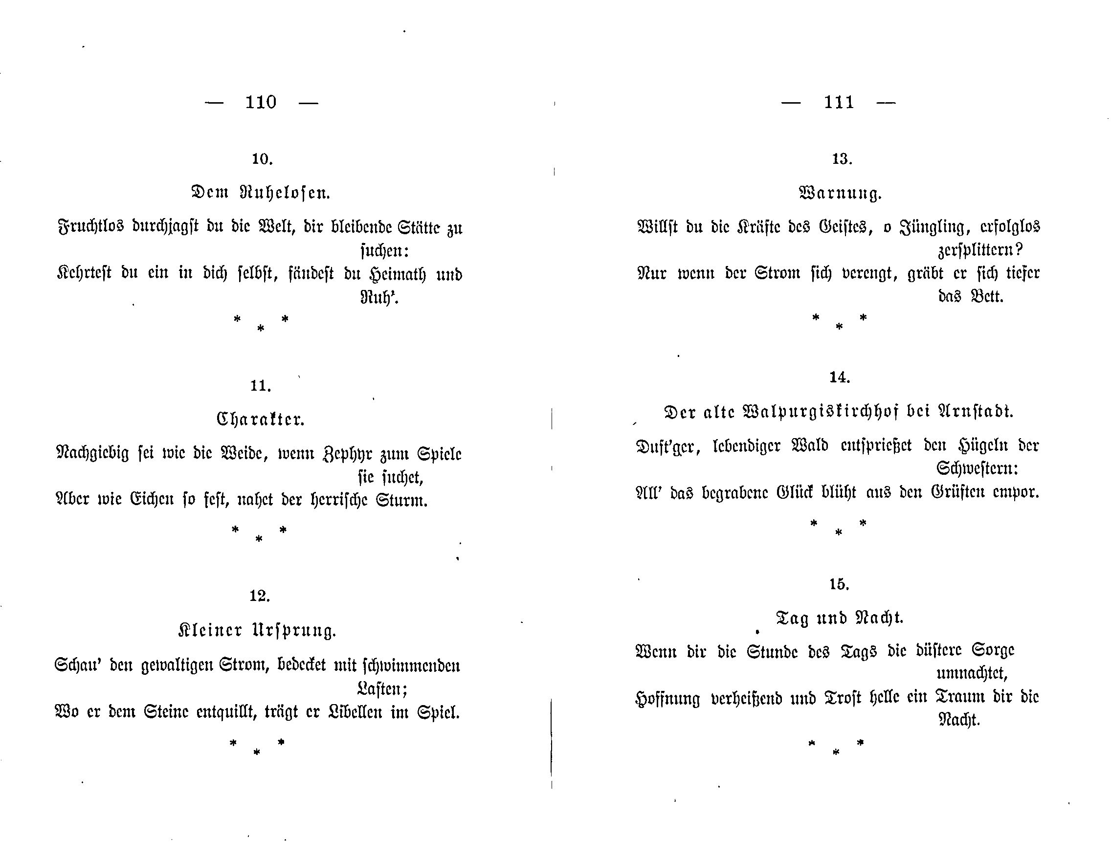Ein Gruss aus der Ferne (1881) | 56. (110-111) Haupttext