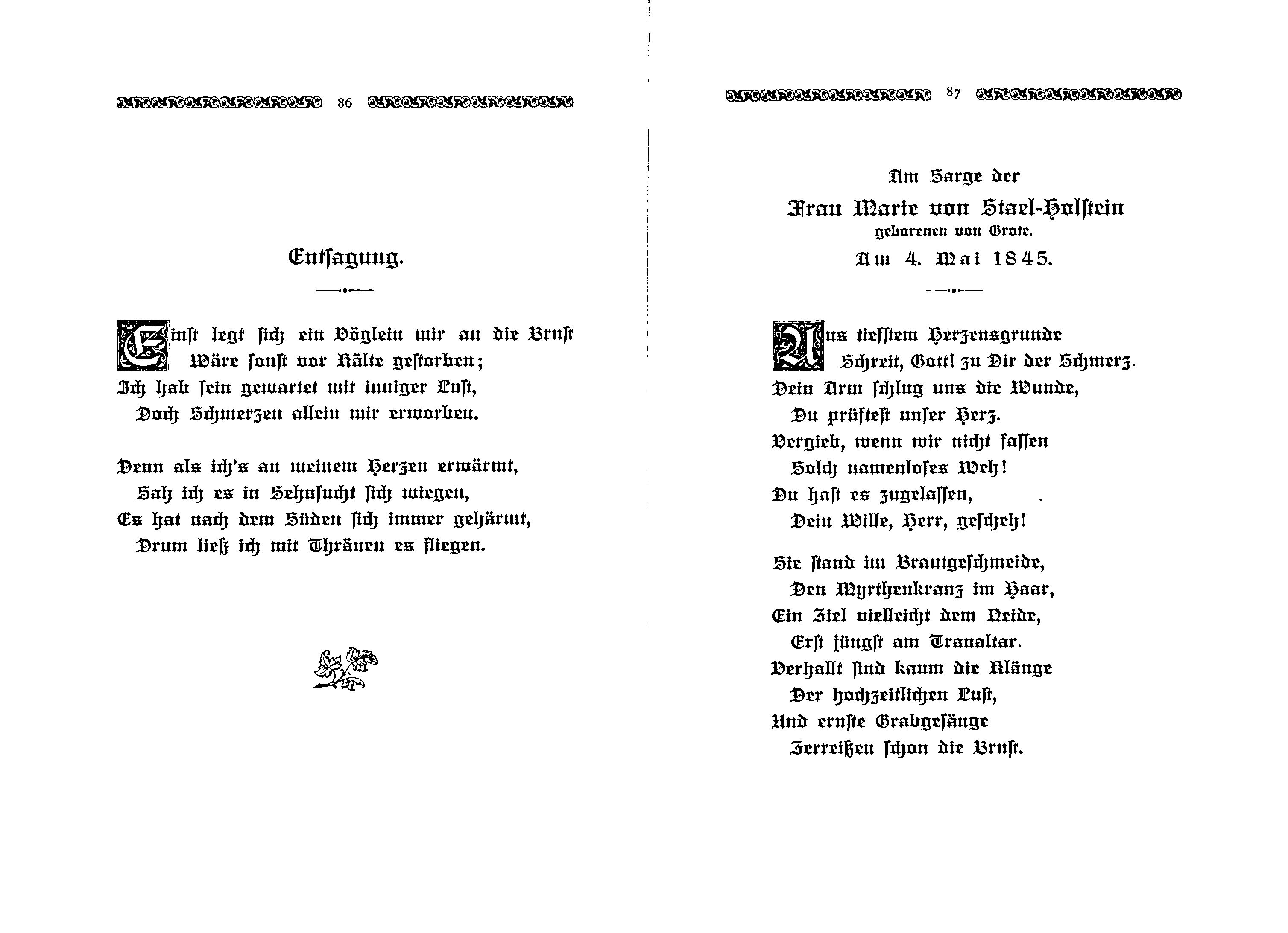 Gedichte (1890) | 57. (86-87) Основной текст